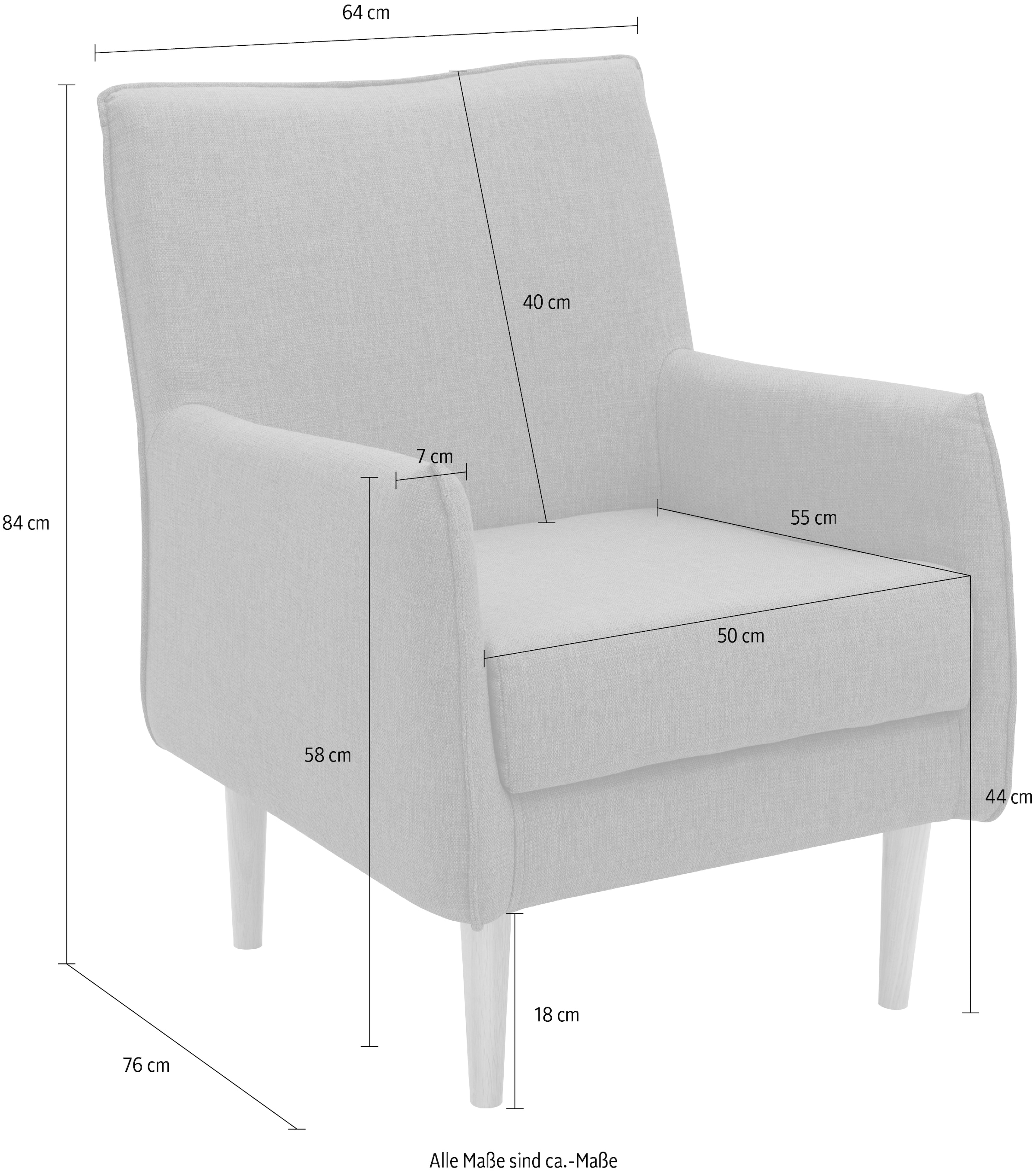 DOMO collection Sessel »Sonce, individuell erweiterbar«, Polstersessel für Terrasse, Garten und Balkon, speziell für Outdoor