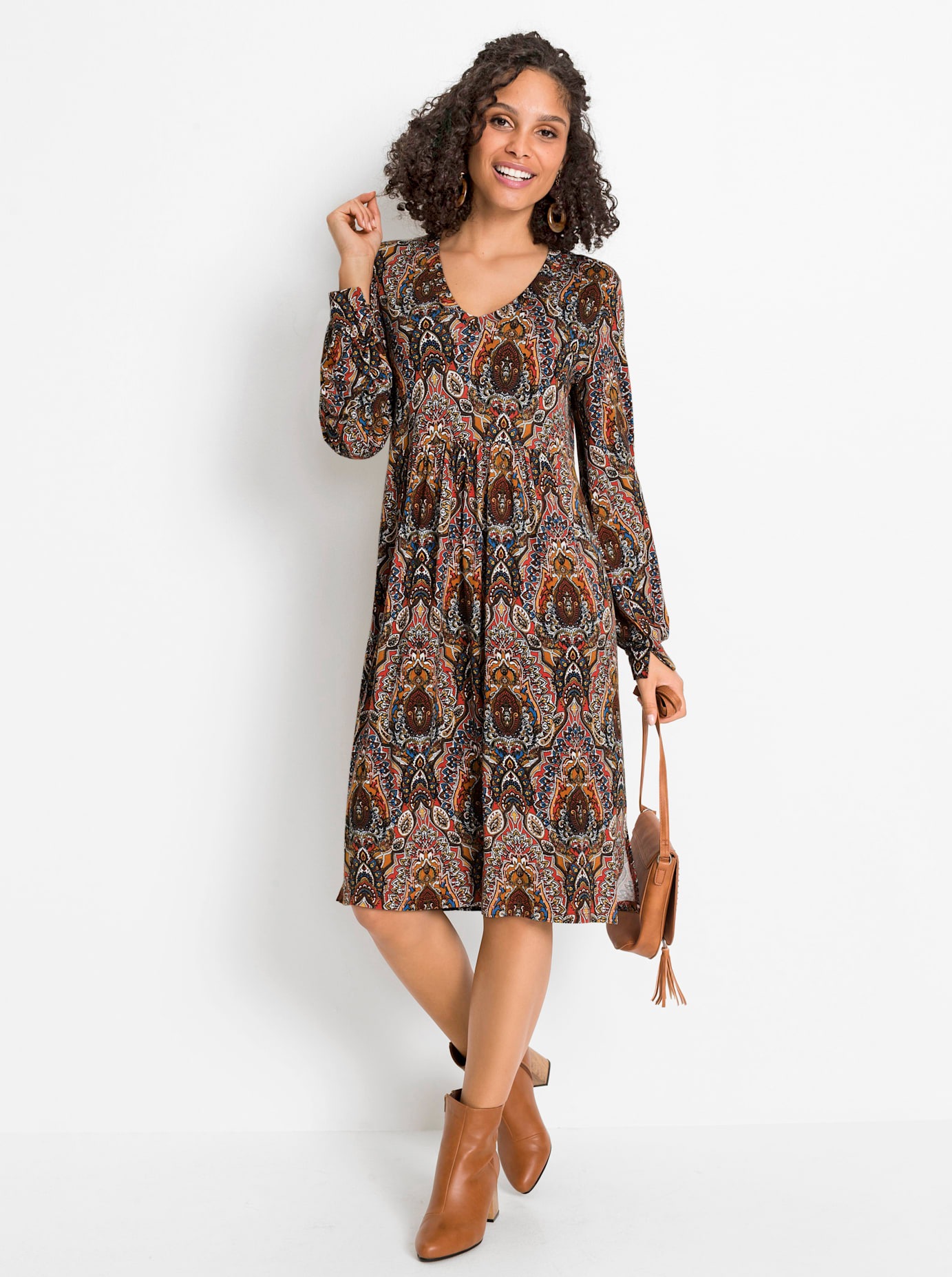 Inspirationen Druckkleid "Viskose-Kleid"