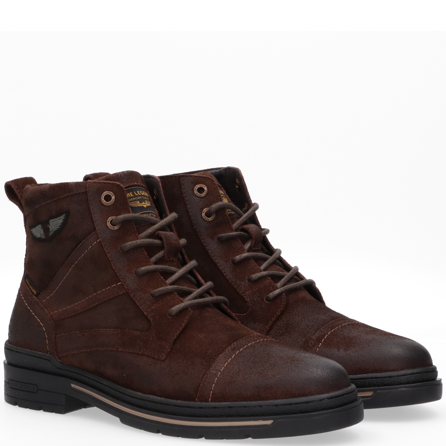 PME LEGEND Schnürstiefelette »TARMAC«  Schnürboots, Workerboots mit Anziehlasche und Reissverschluss