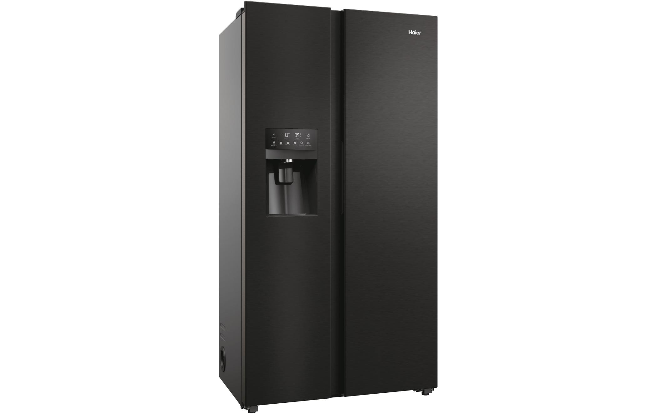 Haier Side-by-Side »Foodcenter HSR5918DIPB«, HSR5918DIPB, 177,5 cm hoch, 90,8 cm breit