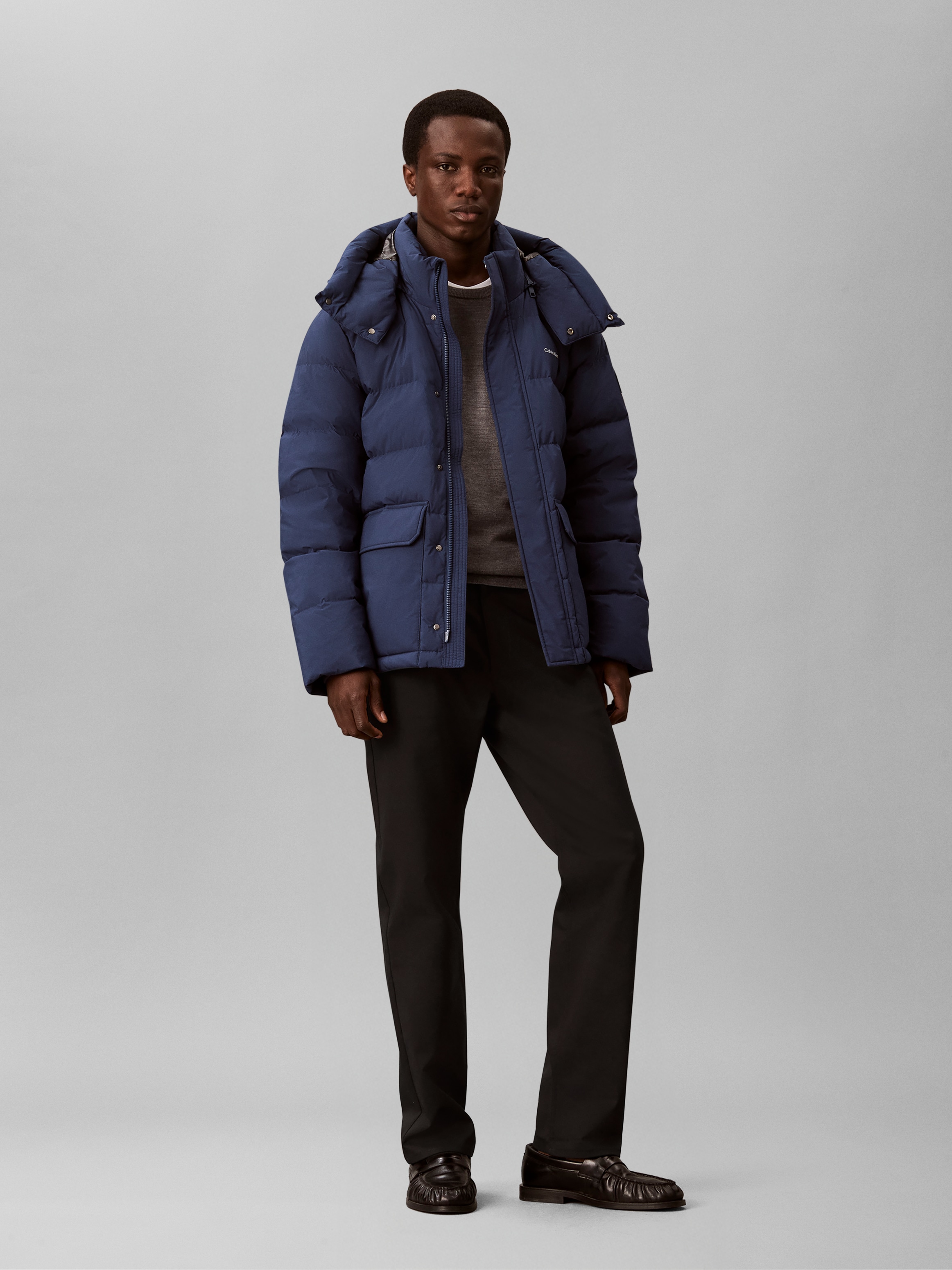 Calvin Klein Steppjacke »MATTE DOWN PUFFER« mit Kapuze Regular fit mit Kapuze