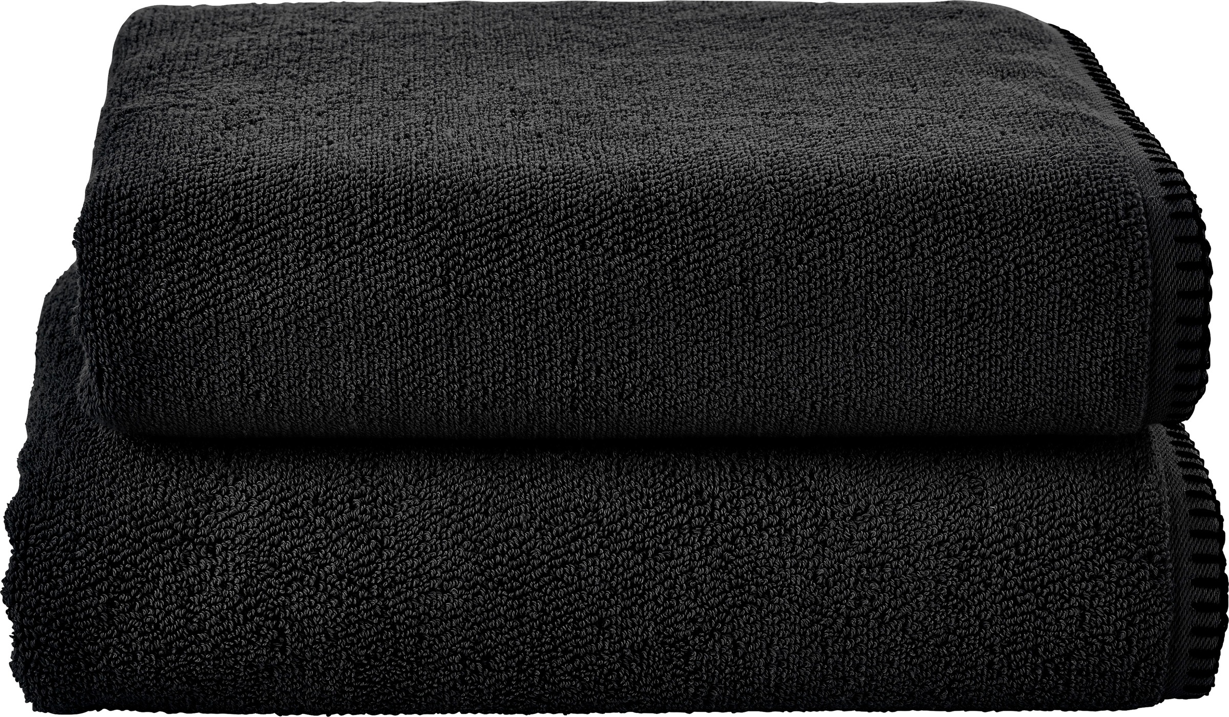 done.® Duschtuch »Deluxe Prime«, (1 St., Duschtuch 100 x 150 cm), Uni-Farben, Hotelqualität aus hochwertigem Zwirnfrottier, mit Ziernaht