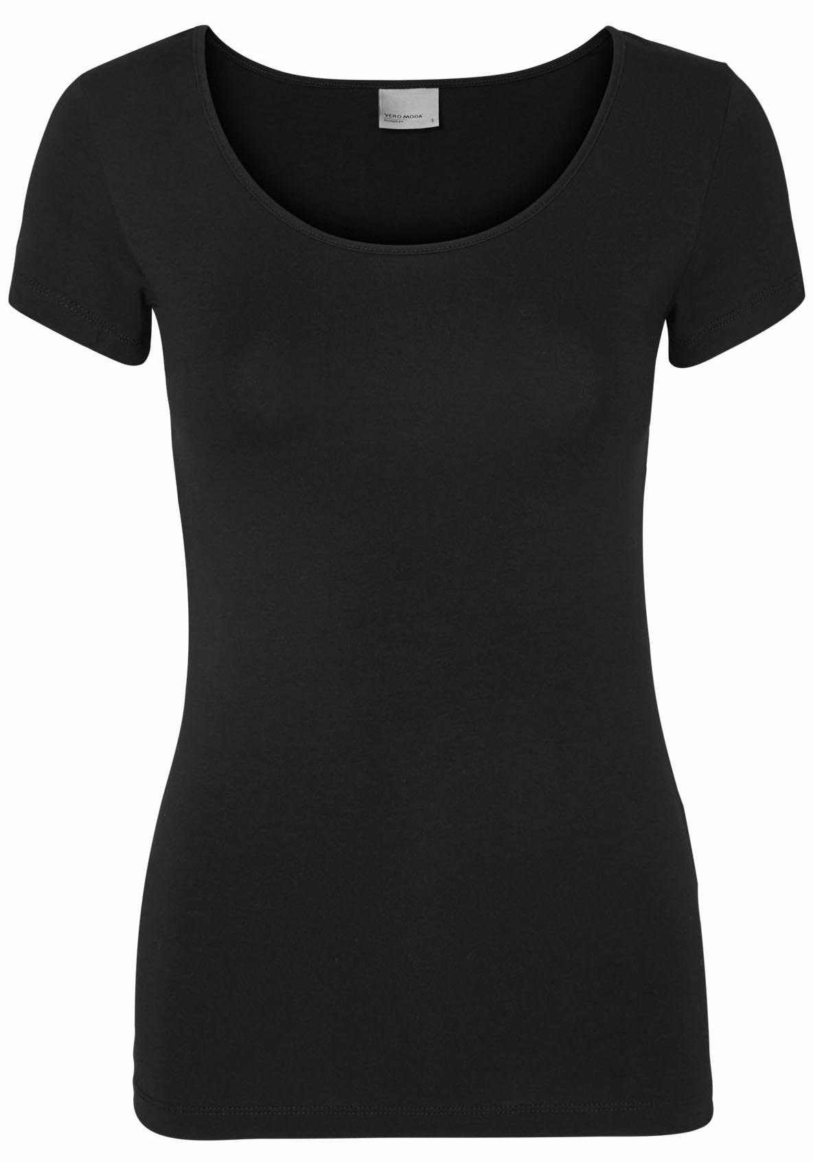 Image of Vero Moda Rundhalsshirt »VMMAXI MY SOFT SS U-NECK« bei Ackermann Versand Schweiz