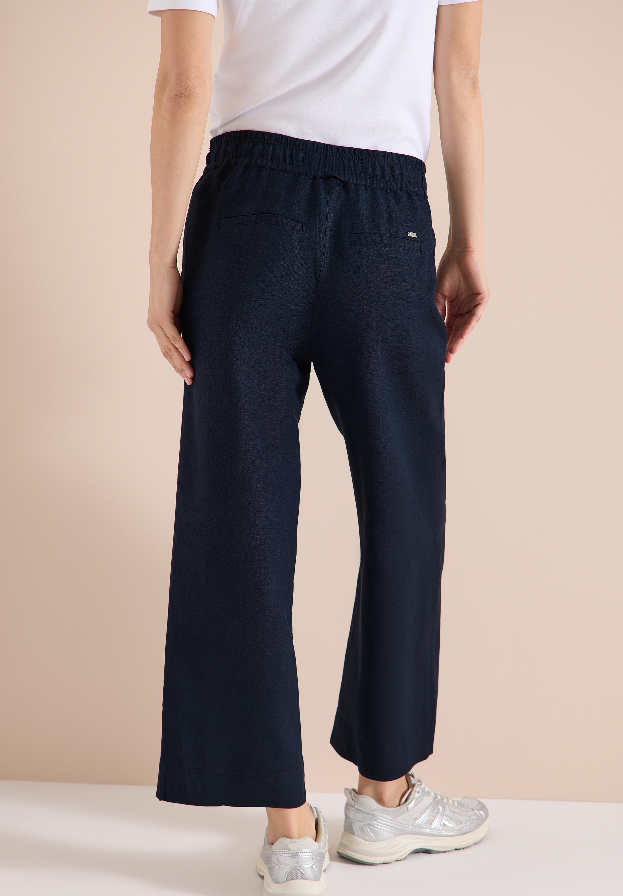 Cecil Stoffhose »Style Neele«  mit Gummizug und aus Leinen-Viskose-Mix