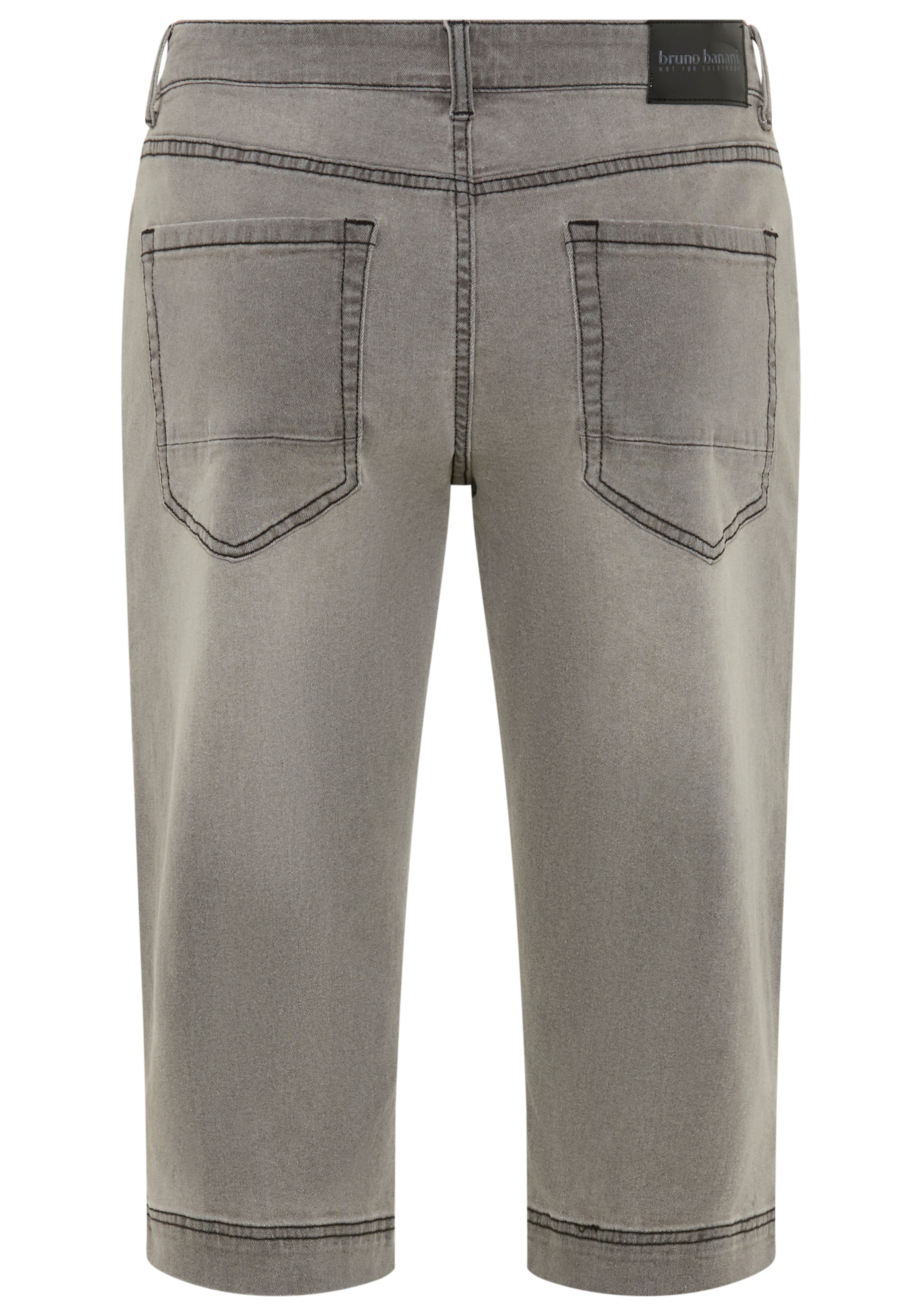 Bruno Banani Bermuda en jean »Hutch-Bermuda« Straight-Fit, normale Leibhöhe, aus elastischem Denim-Material