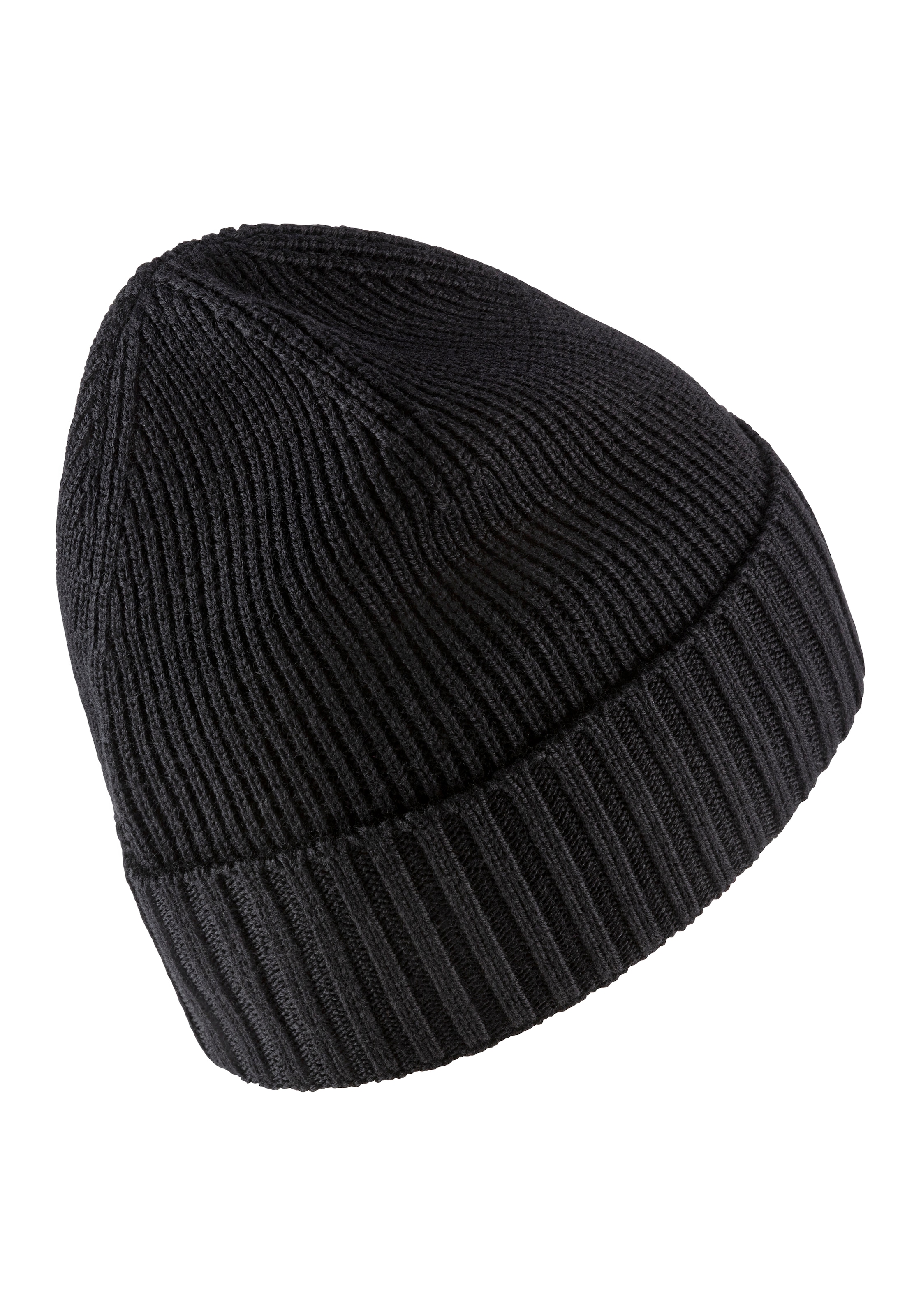 BOSS Beanie »Flavio«, aus Rippenstrick