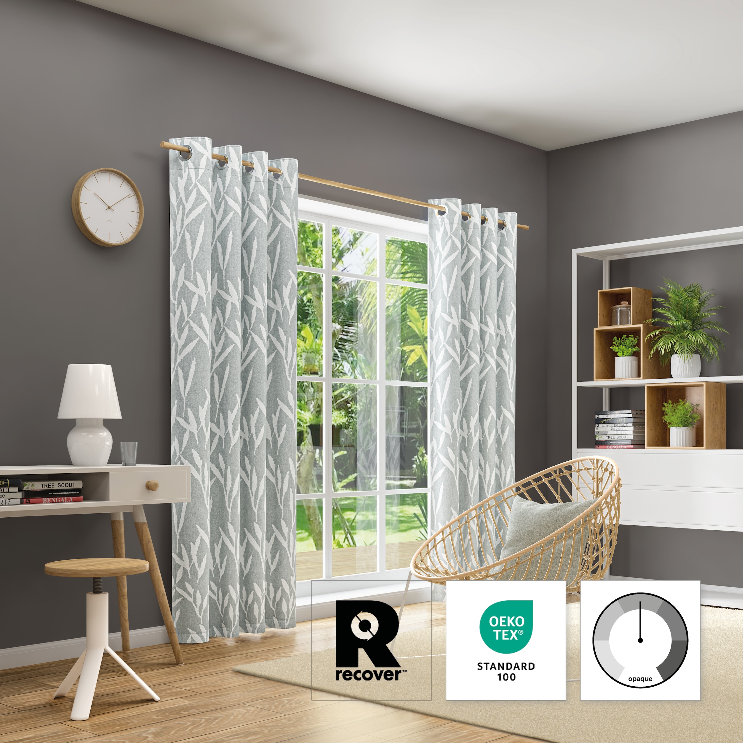 Neutex for you! Rideau »Arosa Eco« Œillet 1 cuis tlg.