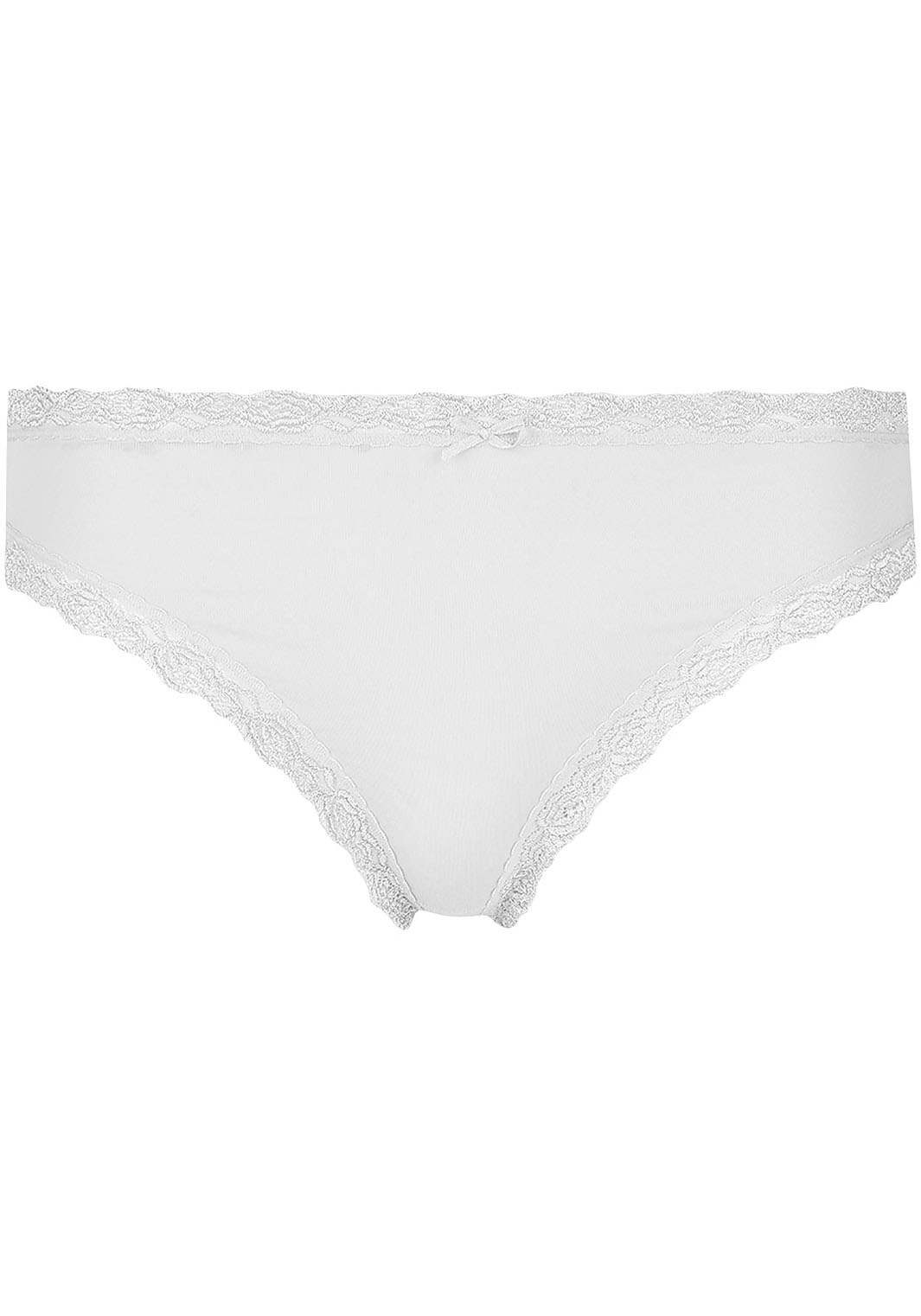 Nina Von C. Jazz-Pants Slips »"Cosy"«, (3er Pack), mit zarter Spitzenverzierung