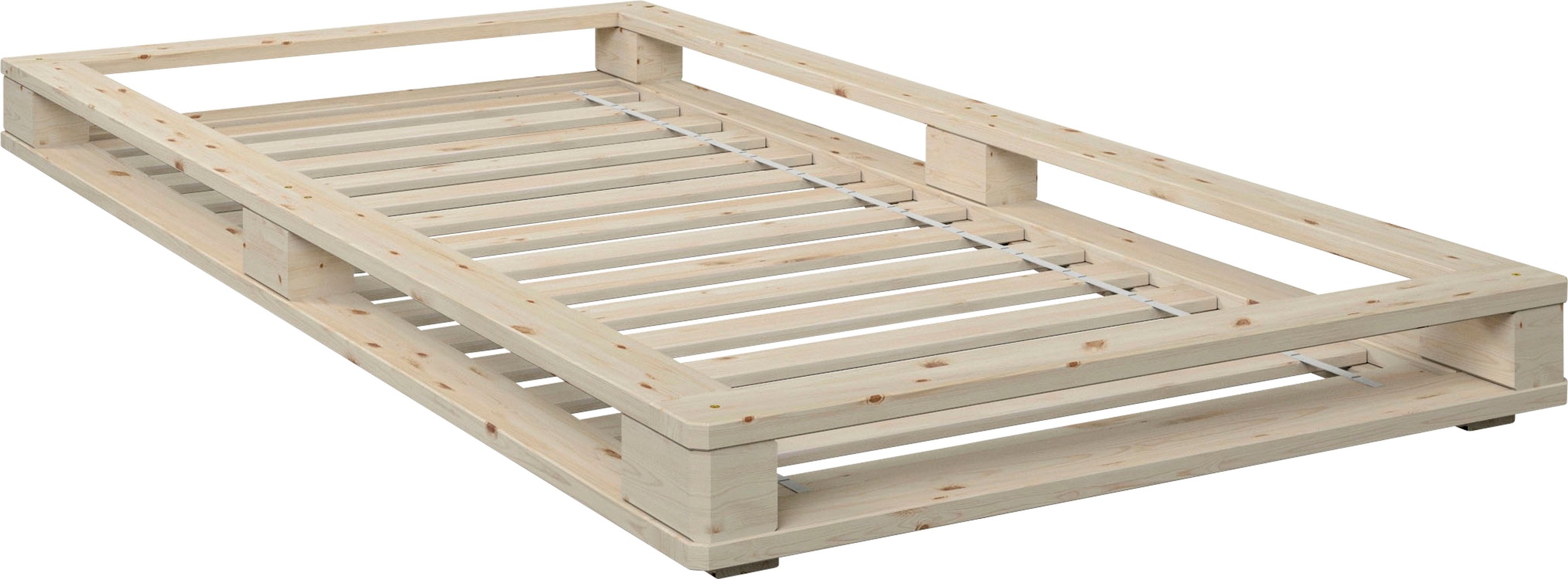 Image of Home affaire Palettenbett »Palo«, Aus massiver Kiefer, mit Lattenrost bei Ackermann Versand Schweiz
