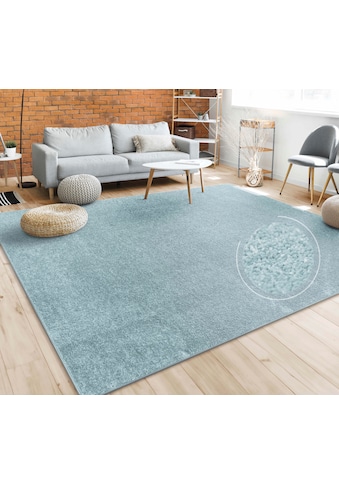 Teppich »Porto 890«, rechteckig, Kurzflor, Uni-Farben, ideal im Wohnzimmer & Schlafzimmer