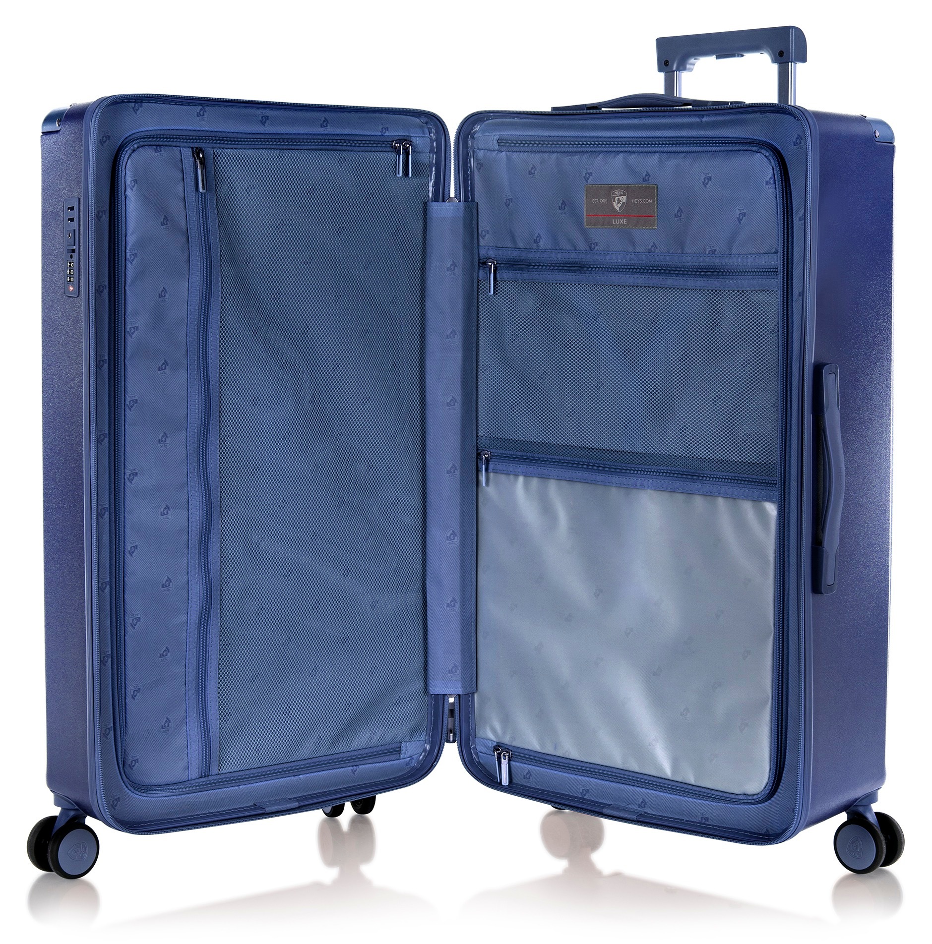 Heys Trolley à coque dure »Luxe, in verschiedenen Farben und Grössen« 92 litre 4 Rollen Heys  Hartschalen-Koffer Volumenerweiterung
