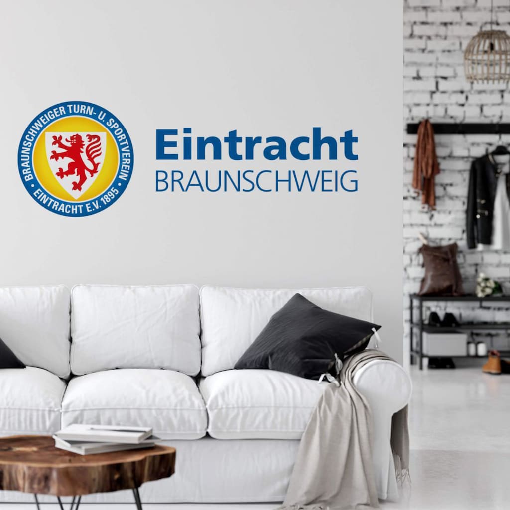 Wall-Art Wandtattoo »Eintracht Braunschweig Schriftzug«, (1 St.)
