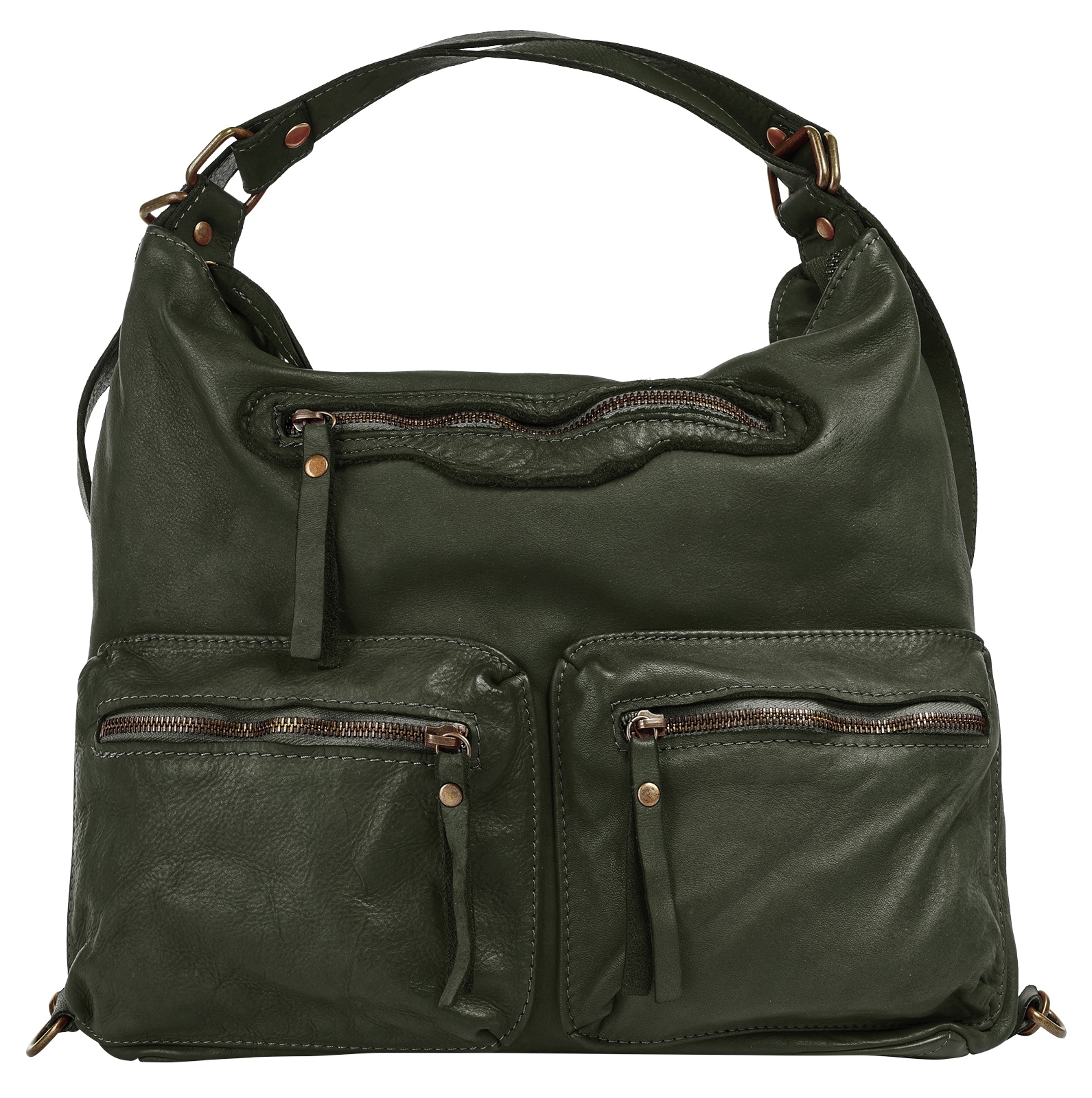 Samantha Look Shopper echt Leder, Made in Italy