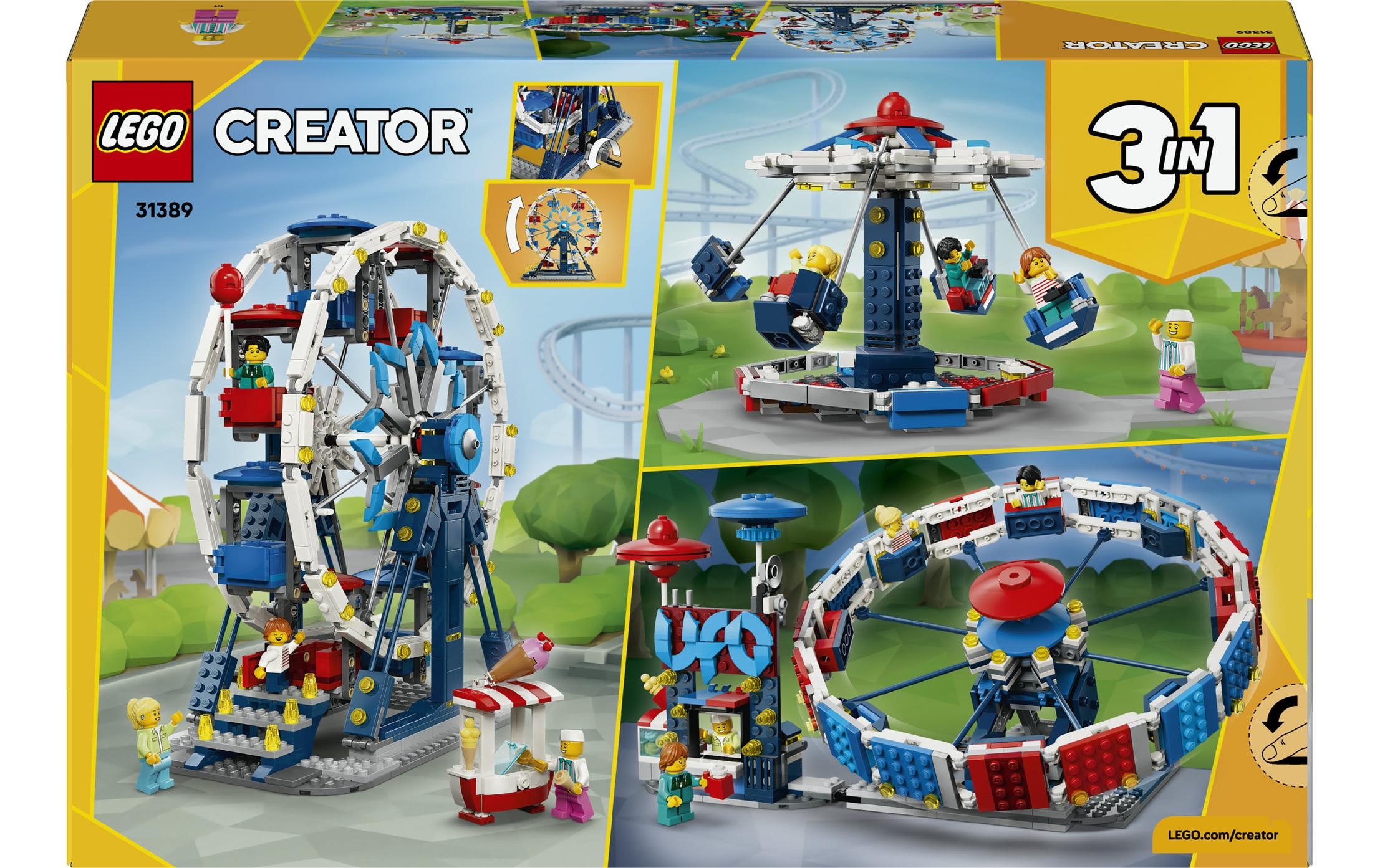 LEGO® Konstruktionsspielsteine »Legendäres Riesenrad (31389), LEGO Creator« Made in Europe