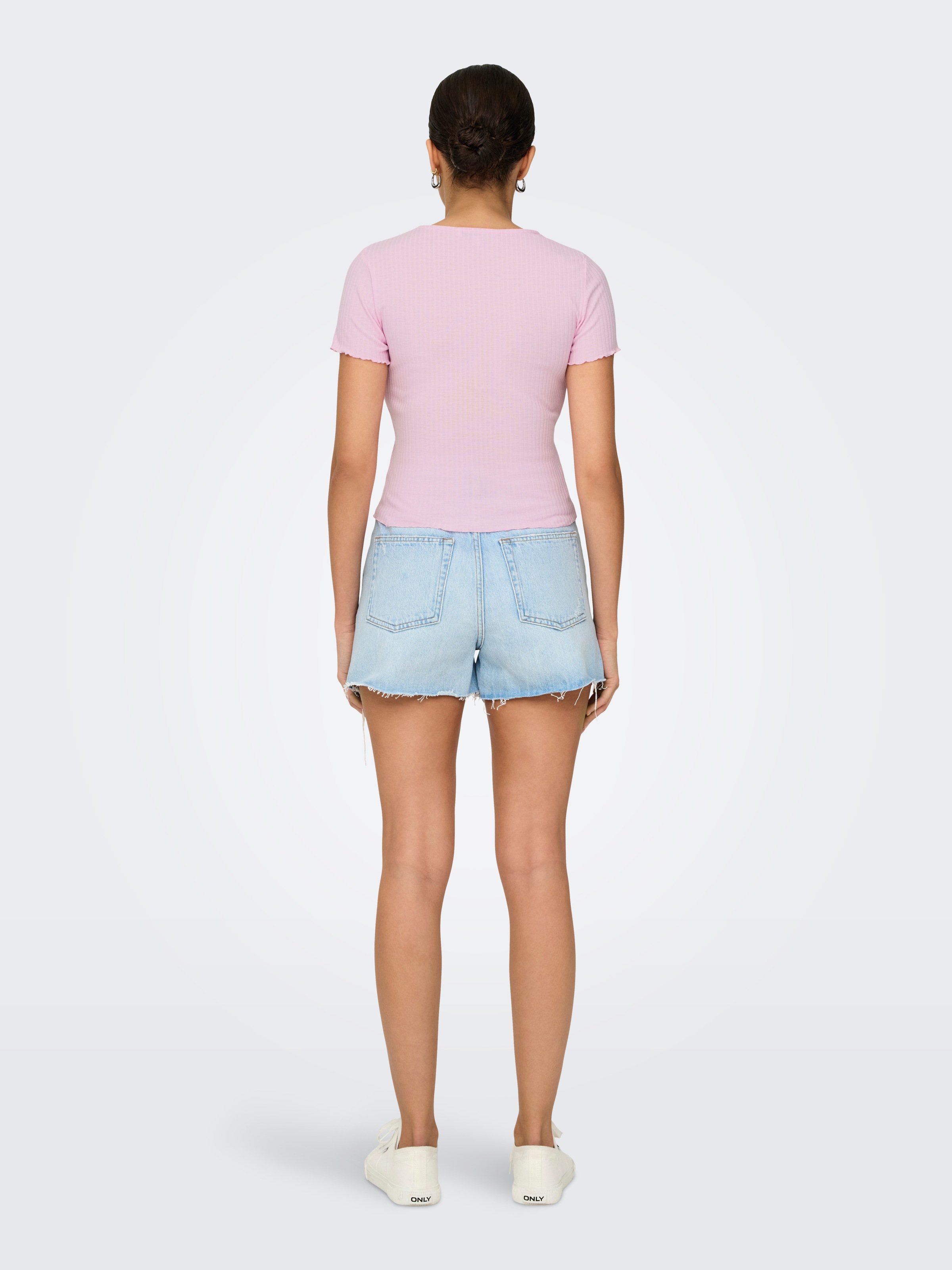 ONLY Rundhalsshirt »ONLEMMA S/S SHORT TOP NOOS JRS«