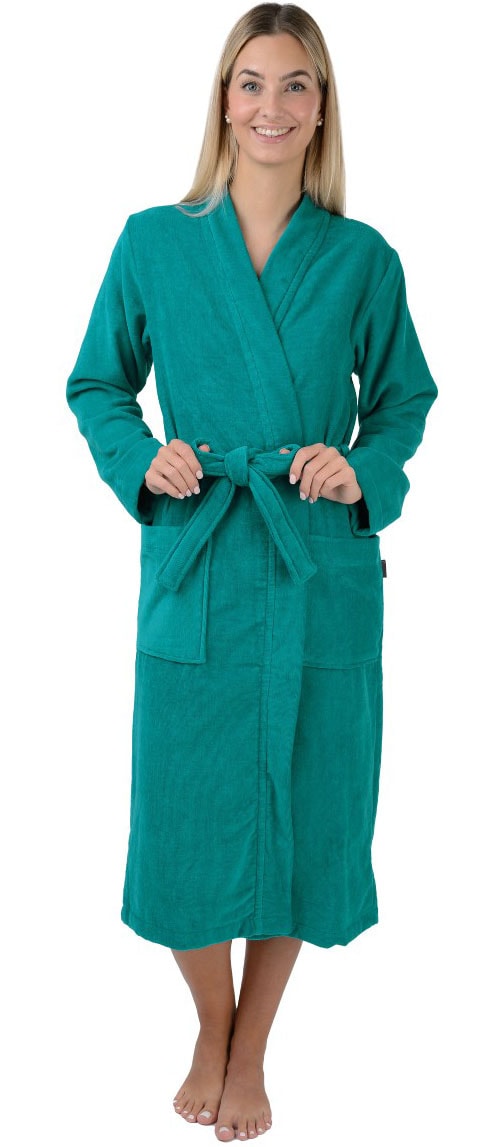 Image of Wewo fashion Damenbademantel "5810" 1 Stk. Leicht-Velour