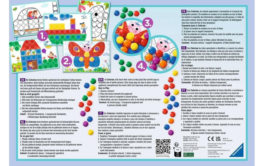 Ravensburger Jeu »Colorino« fabriqué en Europe