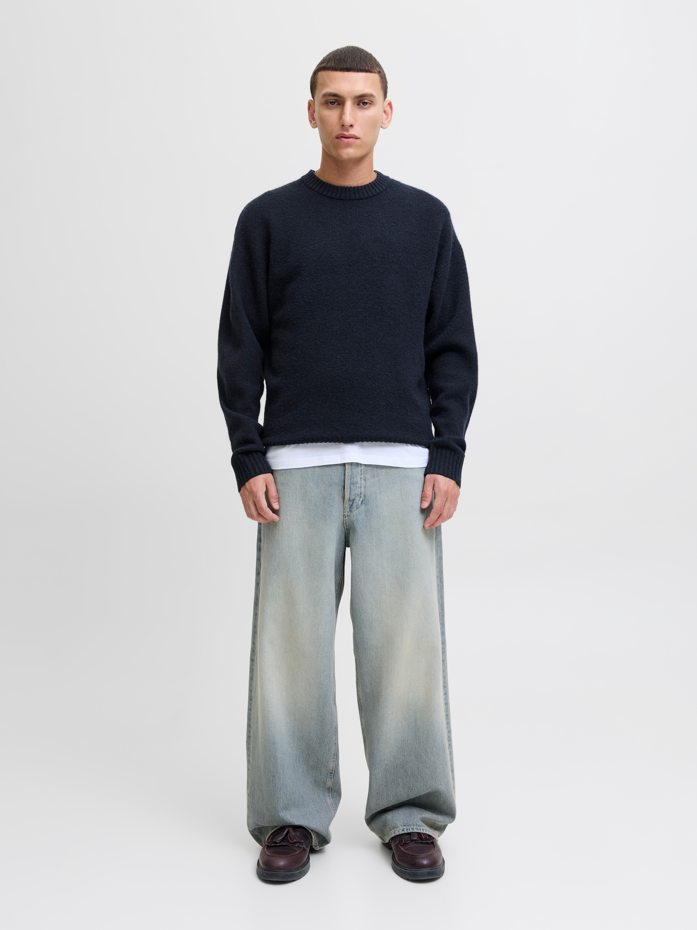 Jack & Jones Strickpullover »JJESOHO OLLIE KNIT CREW NECK SN«