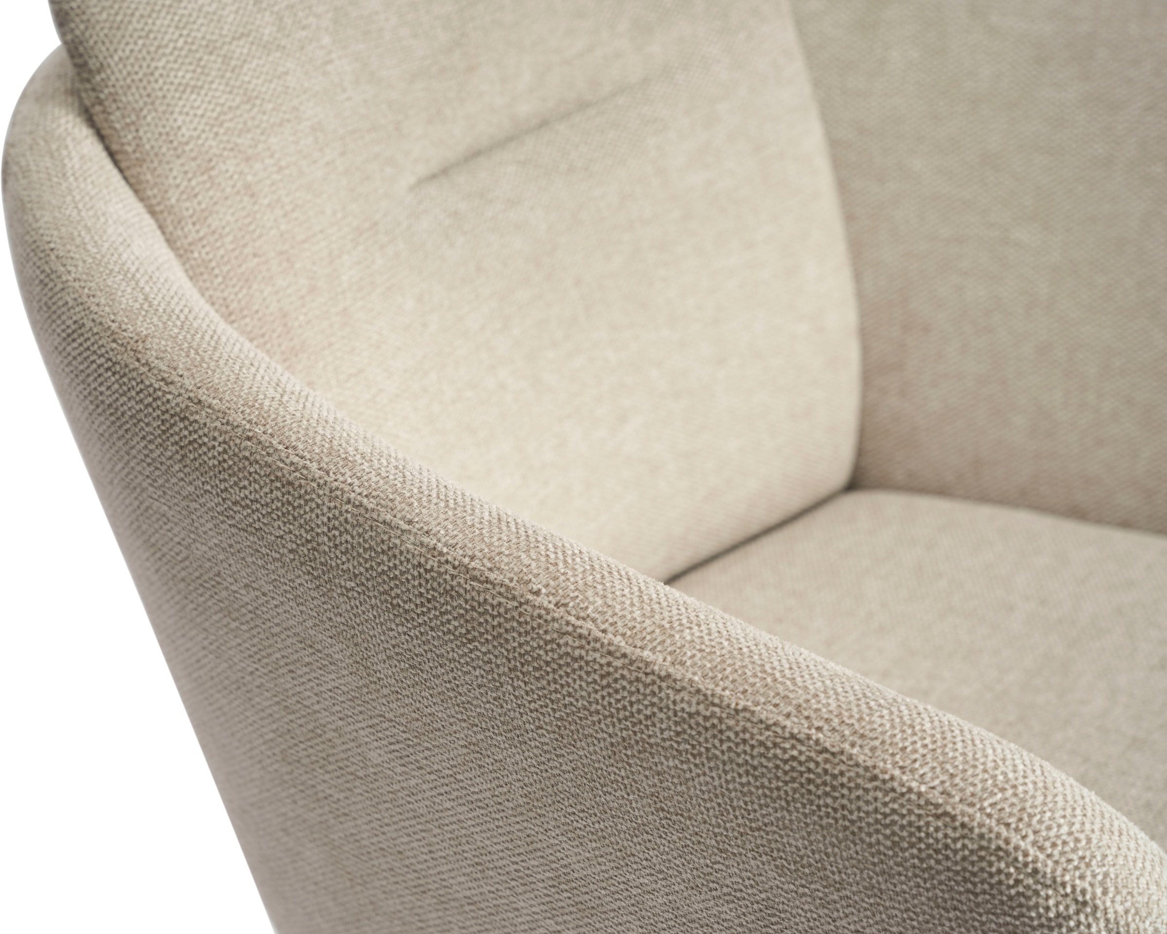 LeGer Home by Lena Gercke Chaise de salle à manger »Fleur« (Set) 2 cuisStrukturstoff, ergonomisches Design, gesteppte Rückenlehne