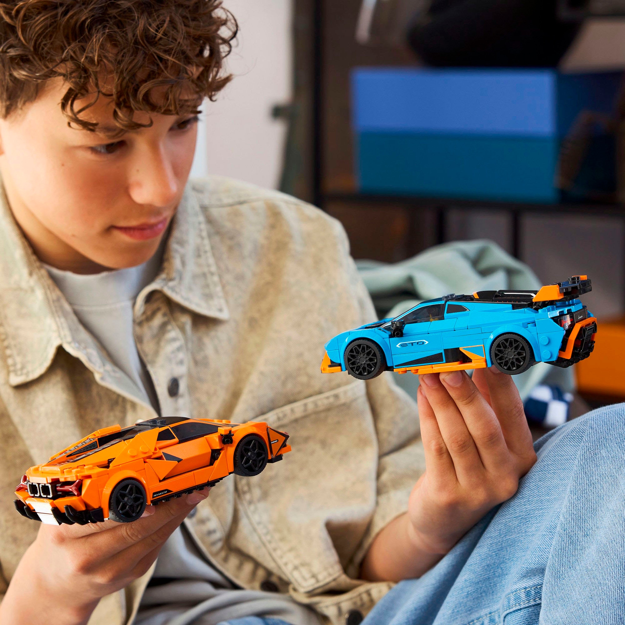 LEGO® Pions de construction »Lamborghini Revuelto und Huracán STO (77238), LEGO Speed Champions« Made in Europe