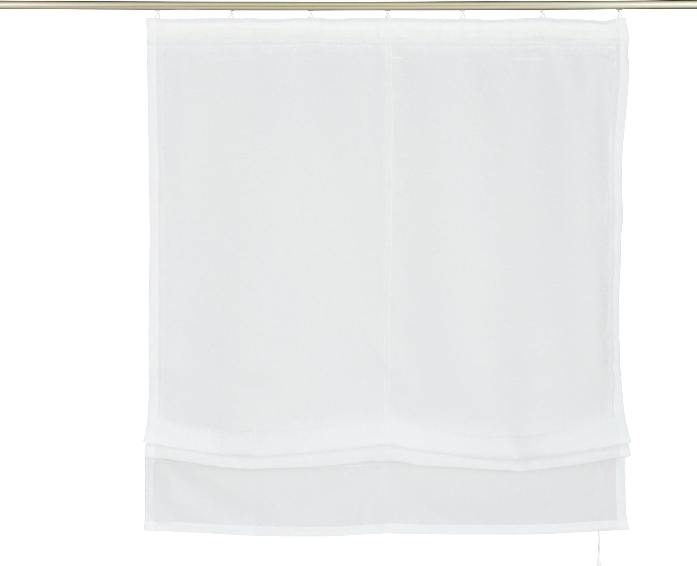 Image of my home Raffrollo »Regina«, mit Klettband, Transparent, Voile, Polyester bei Ackermann Versand Schweiz