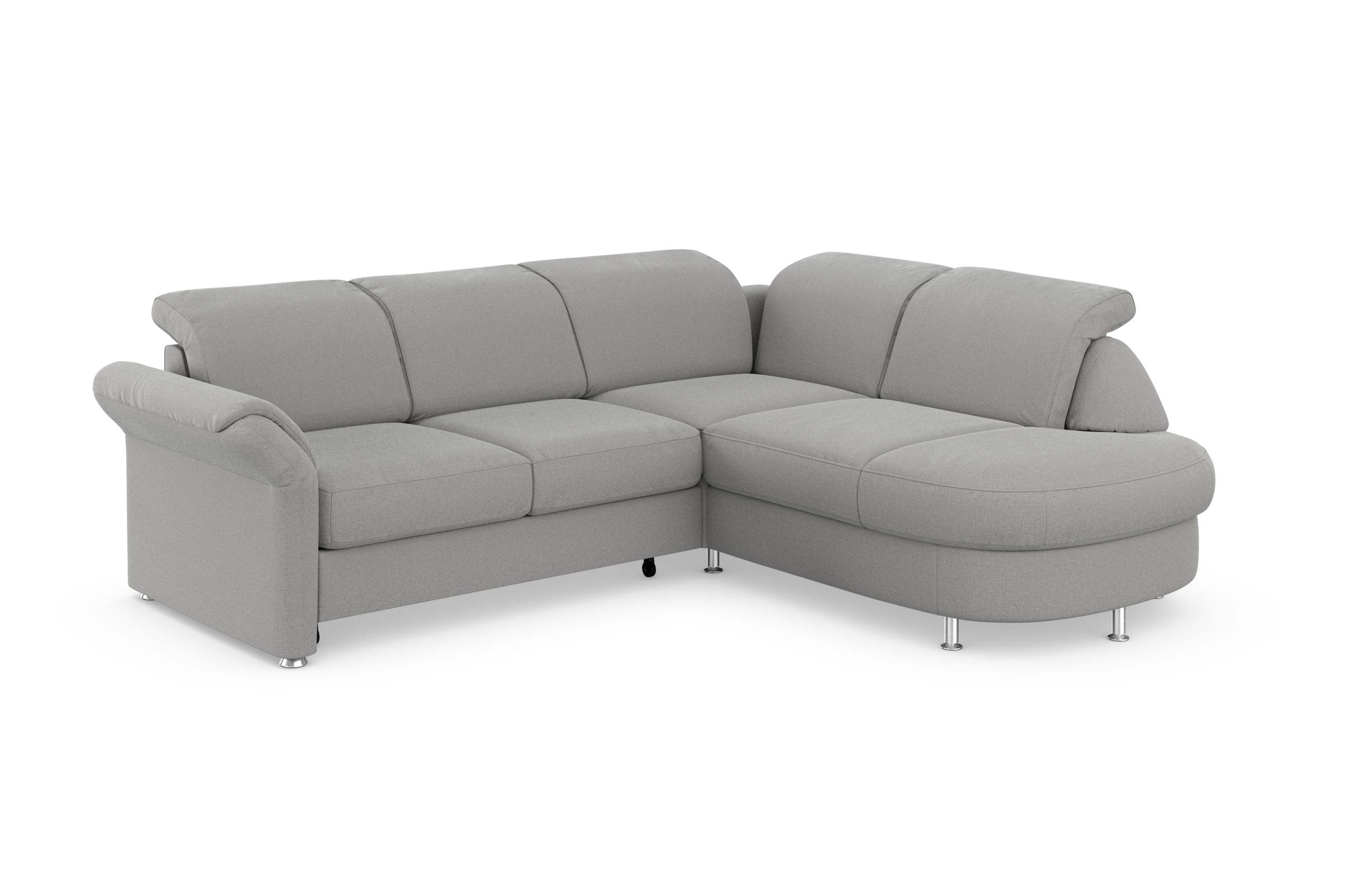 sit&more Ecksofa »Apulia L-Form«, wahlweise Bettfunktion, Bettkasten und Kopf- und Armteilverstellung