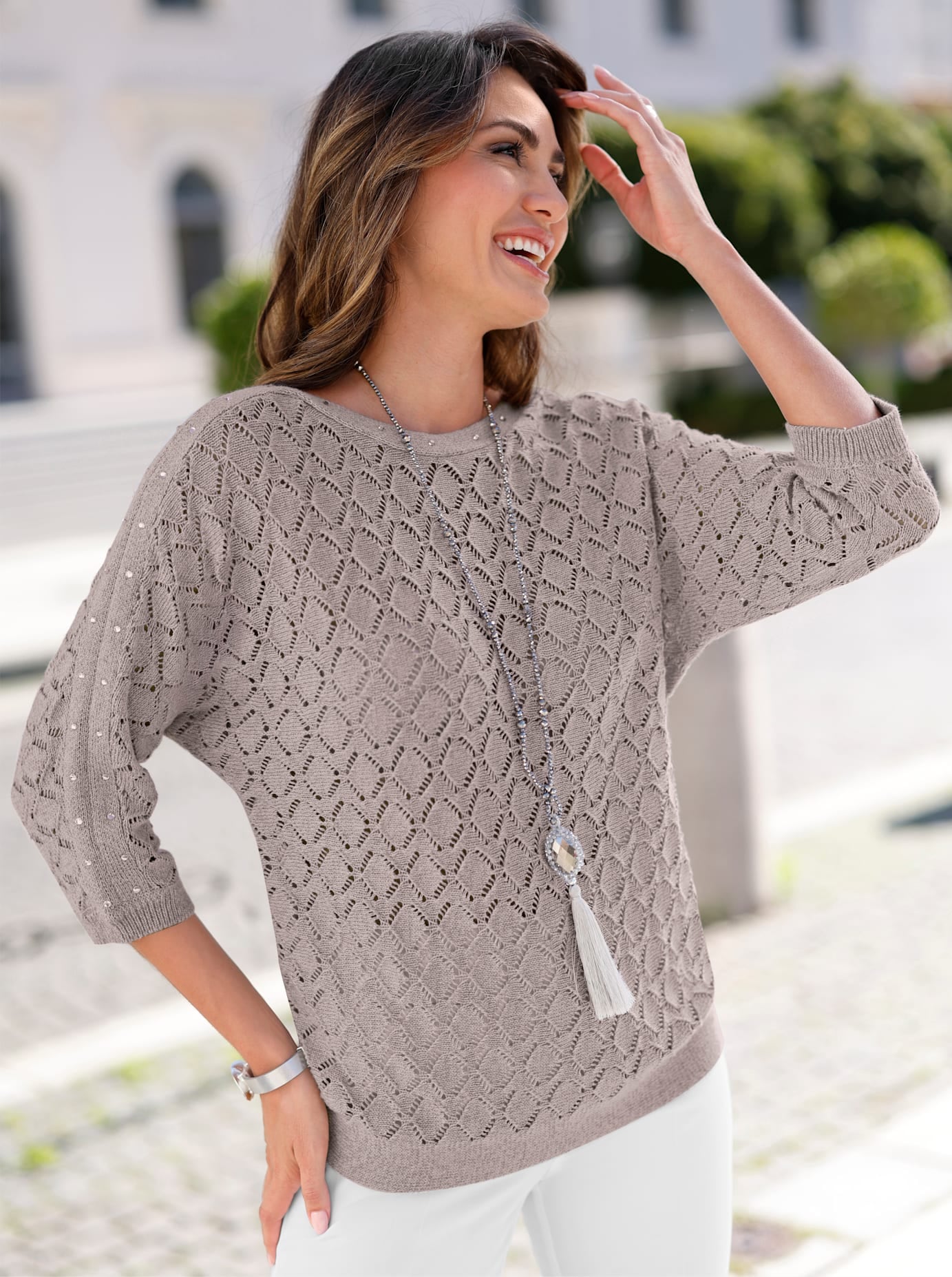 Lady Ajourpullover "Ajour-Pullover"