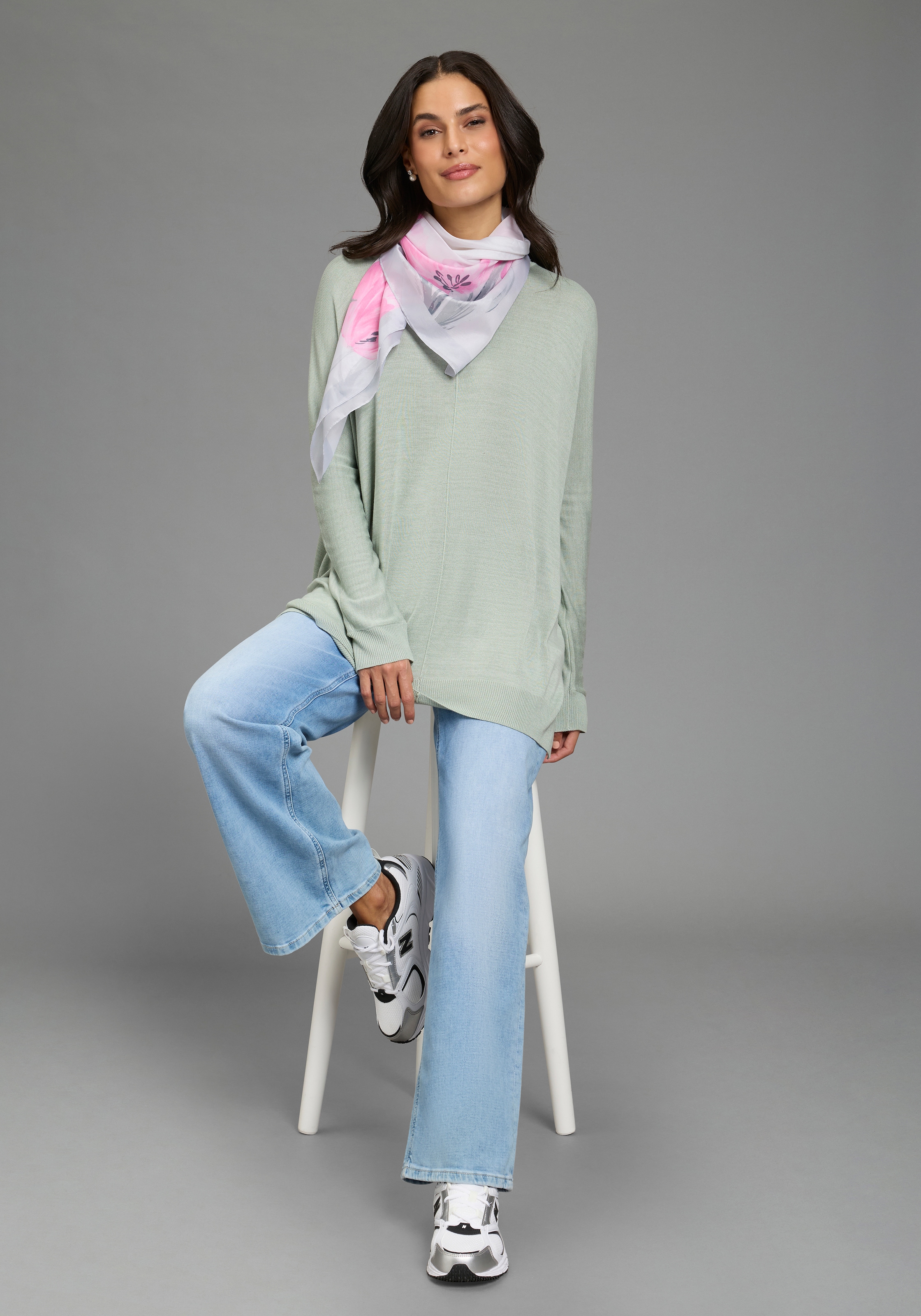 Flashlights Strickpullover mit lockerem, modernem Schnitt