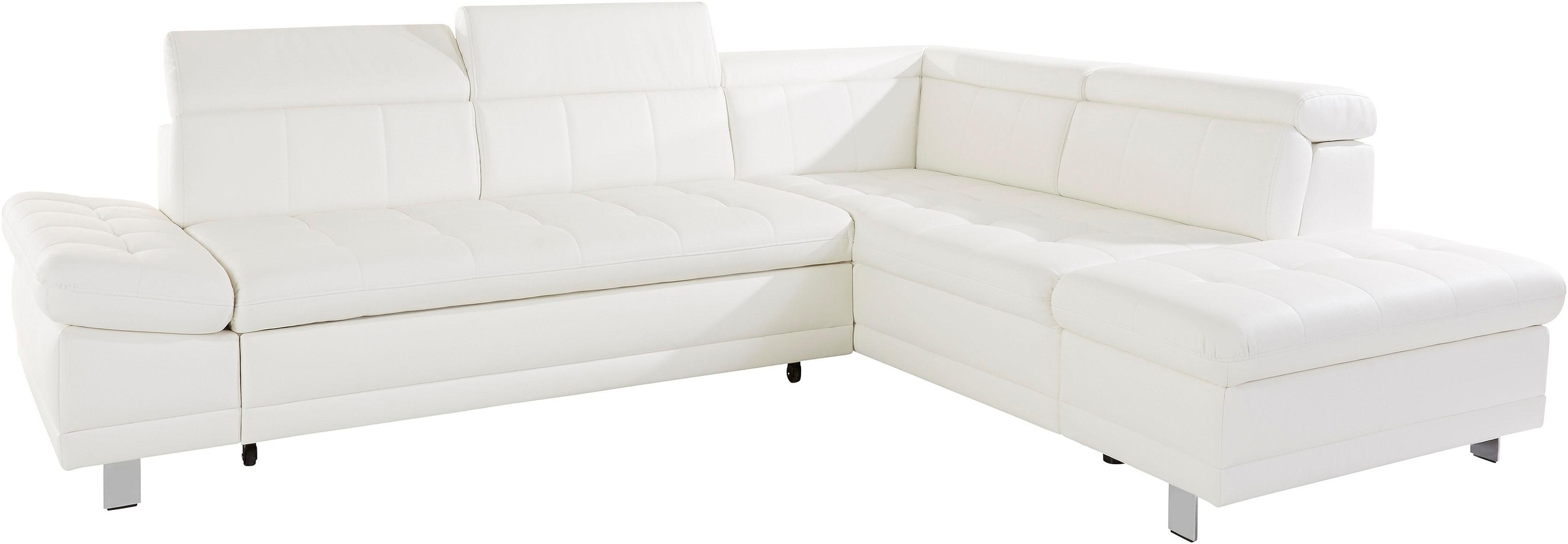 sit&more Ecksofa »Limit L-Form«, wahlweise mit Bettfunktion und Bettkasten
