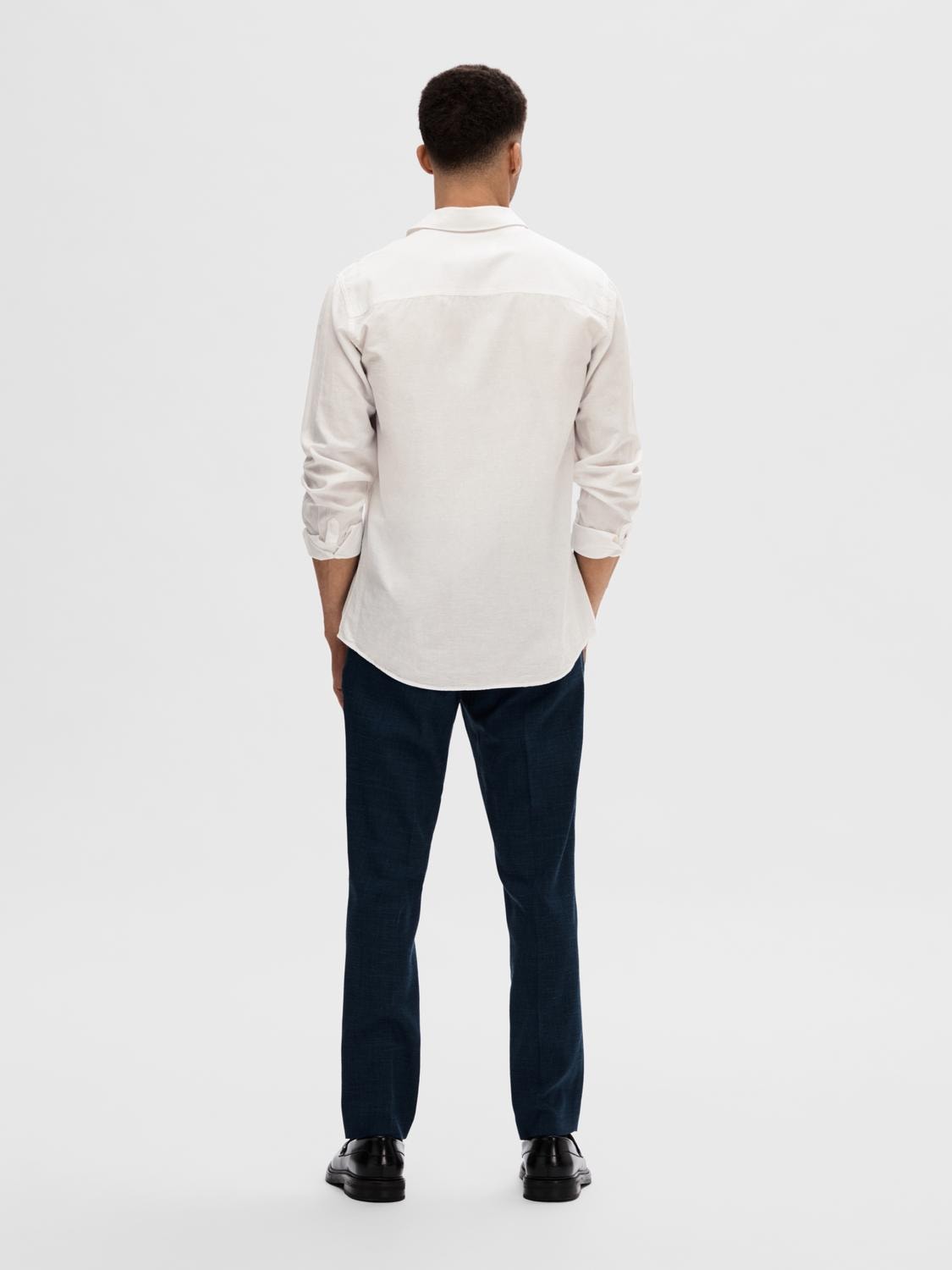 SELECTED HOMME Leinenhemd »NEW-LINEN SHIRT«, unifarben