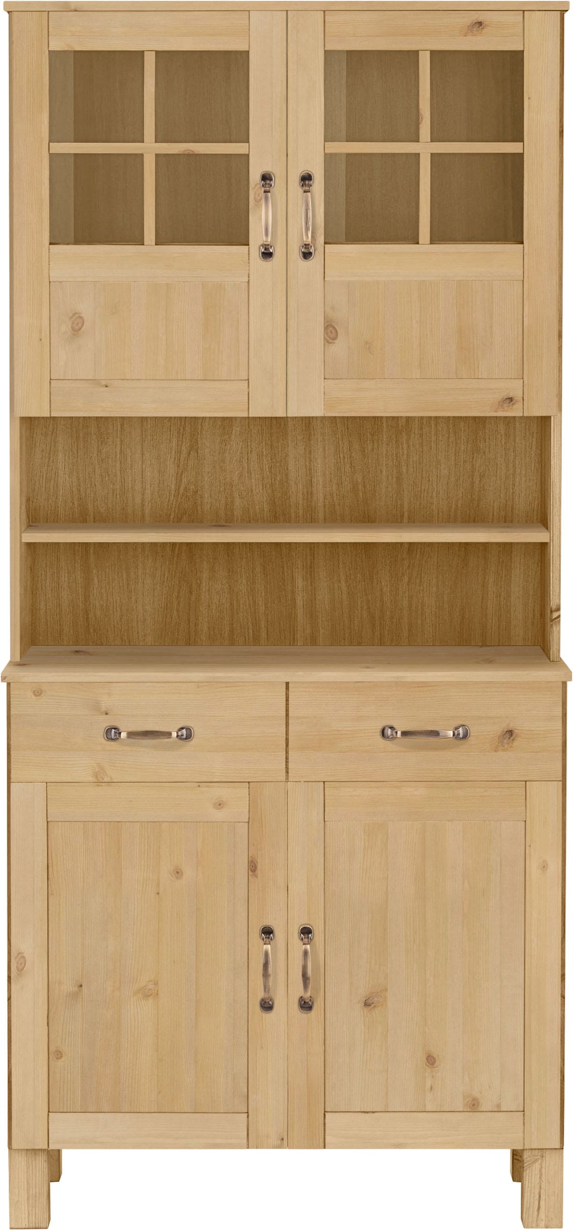 Home affaire Buffet de cuisine »Alby« Largeur 85 cm, 2 portes en verre