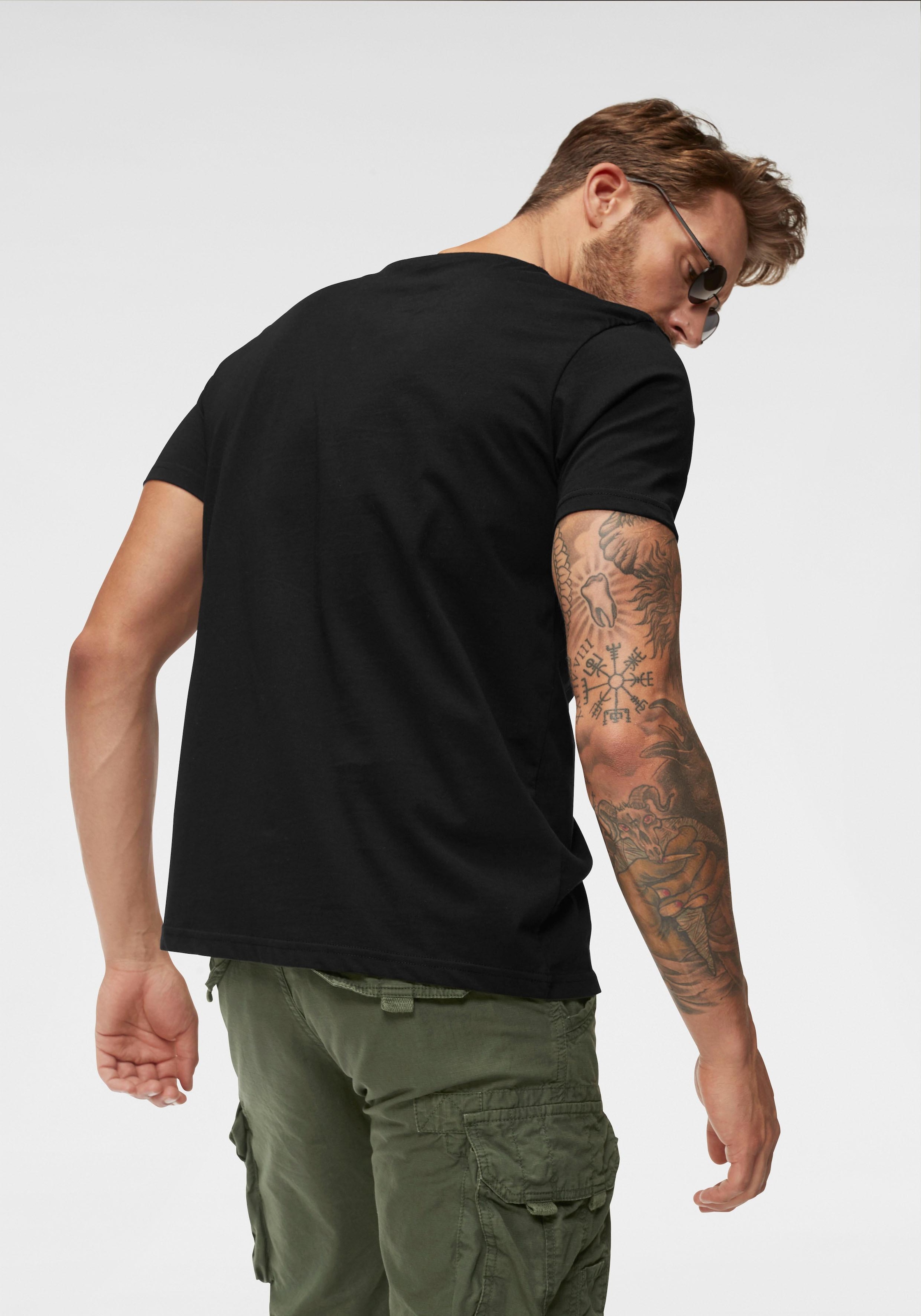 ♕ Alpha Industries Rundhalsshirt »BASIC T SMALL LOGO« versandkostenfrei auf