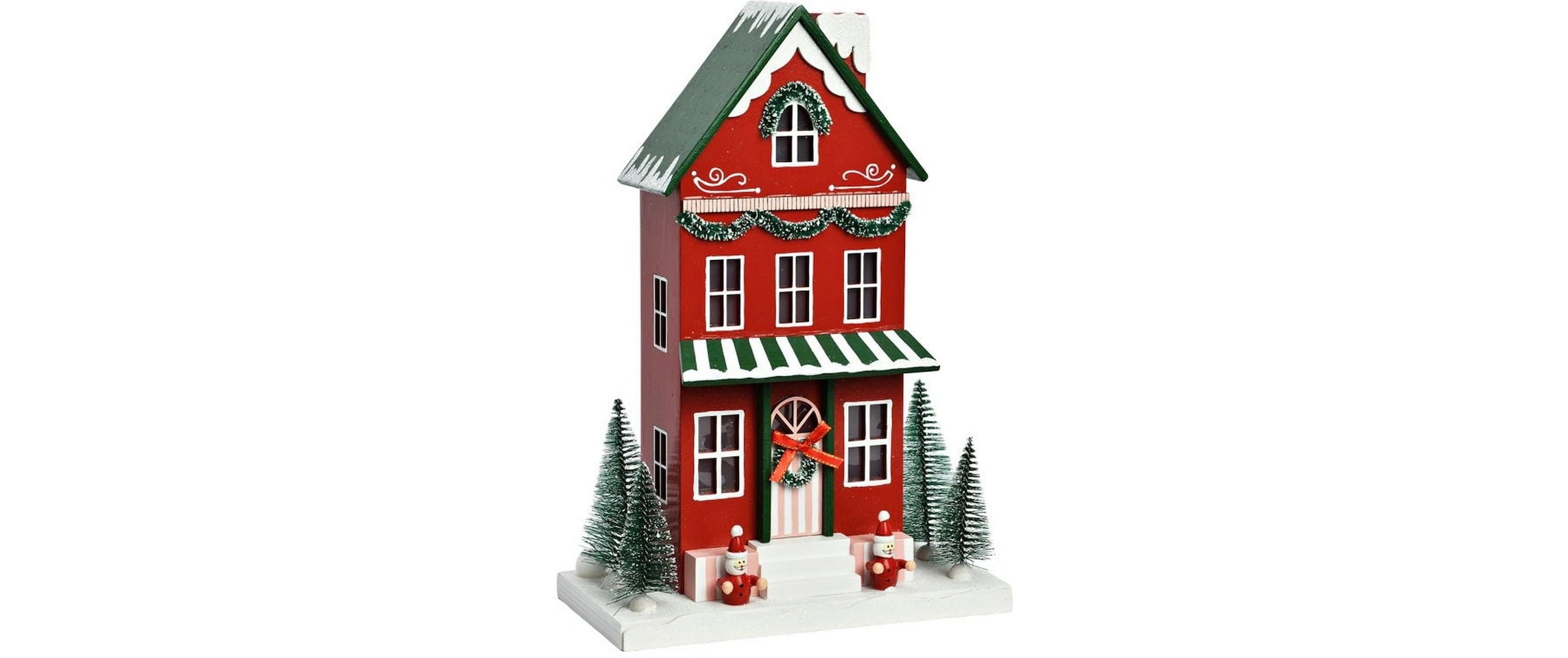 G.Wurm Weihnachtsfigur »Aufsteller Weihnachtshaus 23 x 12 x 34 cm«