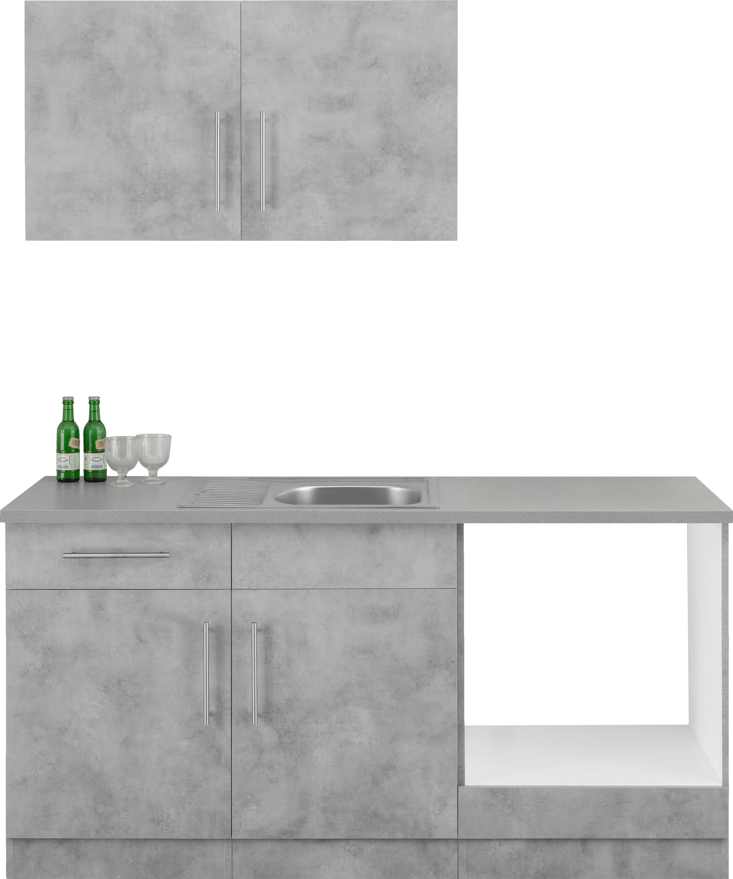 Image of wiho Küchen Pantryküche "Cali" wahlweise mit E-Geräten, Breite 160 cm
