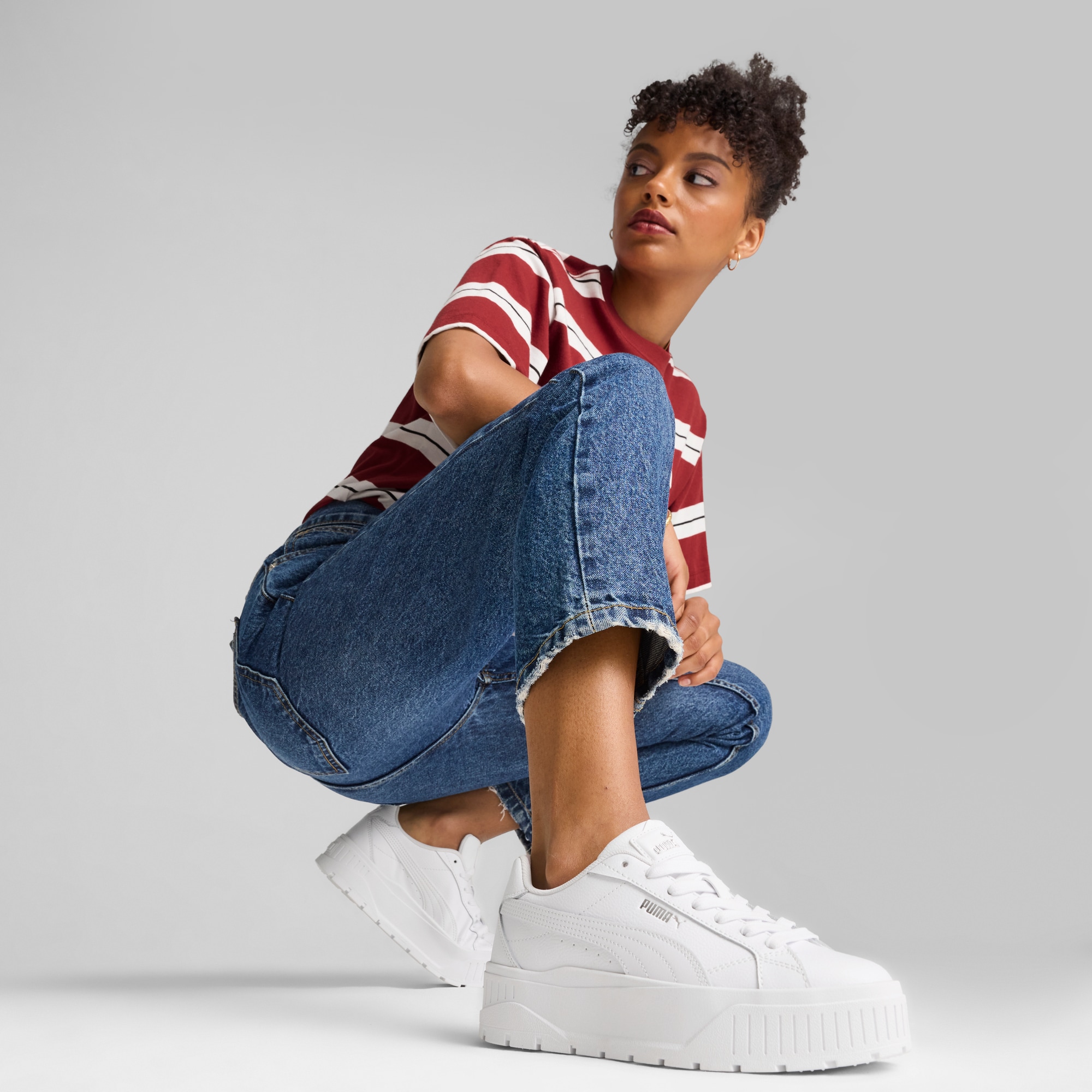 PUMA Sneaker »KARMEN II L«  mit markanter Plateausohle, mit Schnürverschluss