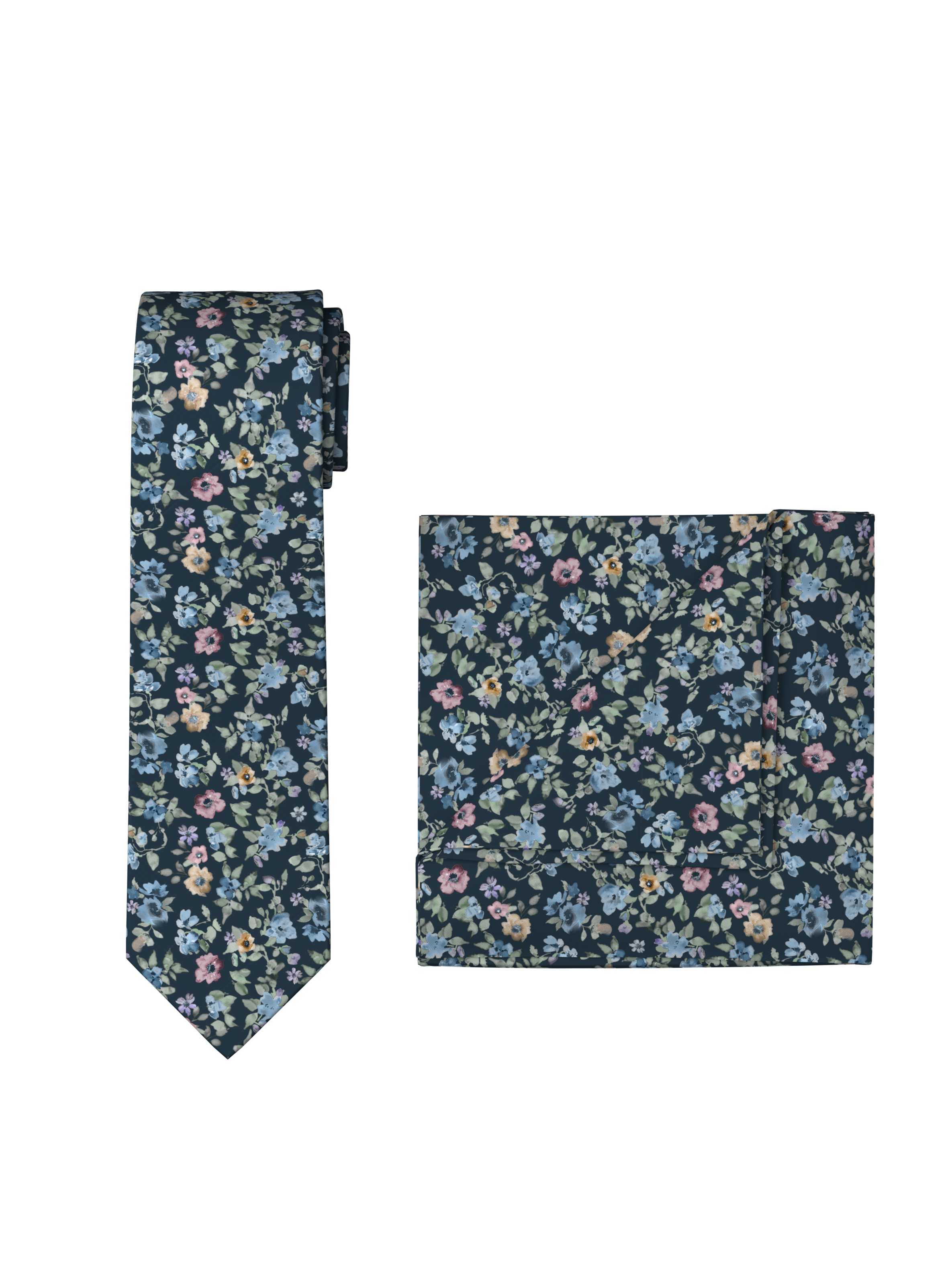 OLYMP Cravate Set Einstecktuch + Krawatte