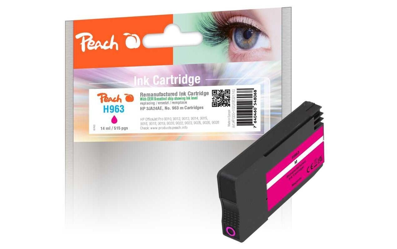 Image of Peach Tintenpatrone "Toner HP No. 963 M, 3JA24AE Magenta"