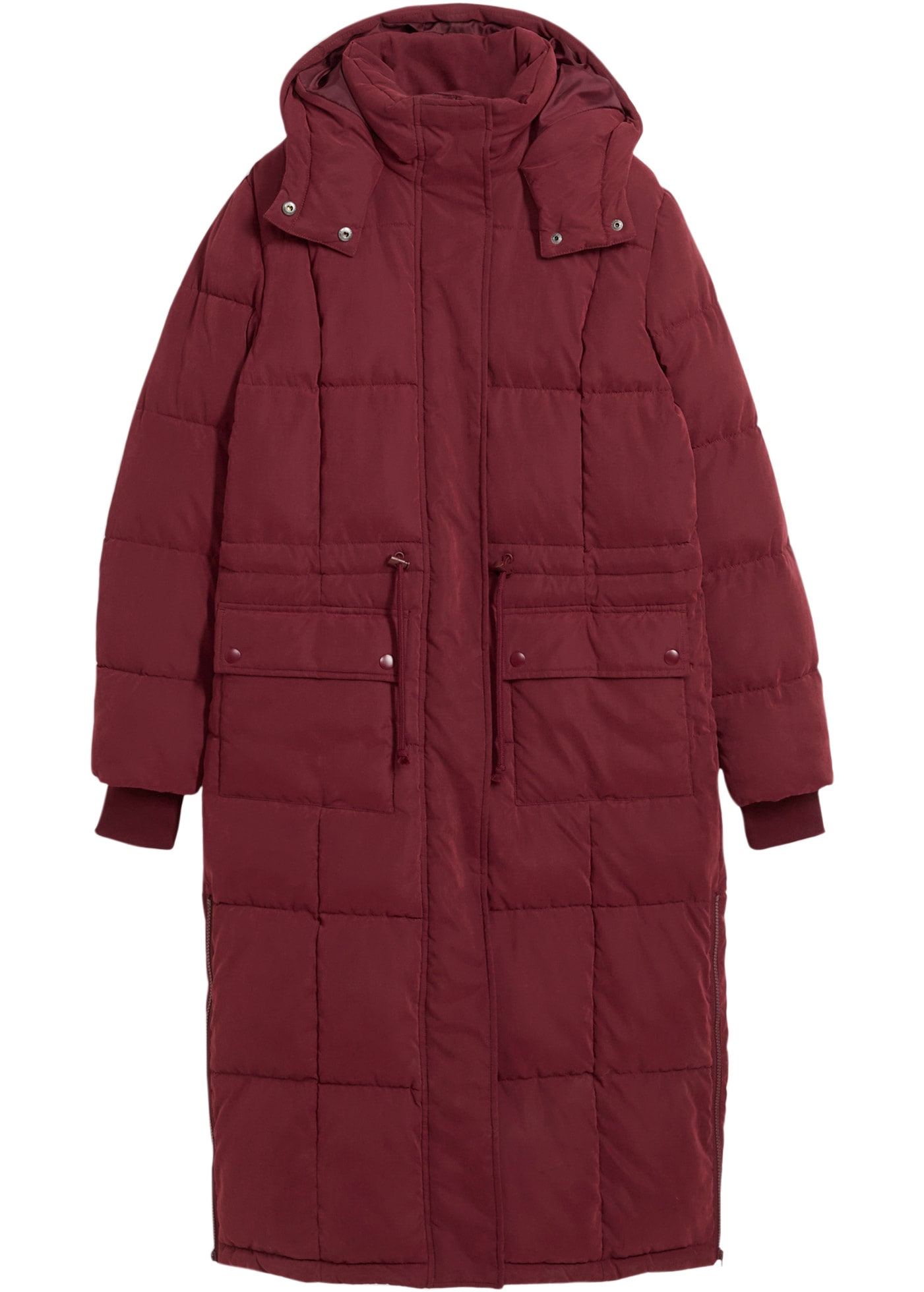 bonprix Steppmantel »Wintermantel mit seitlichen Reissverschlüssen« Wintermantel mit seitlichen Reissverschlüssen