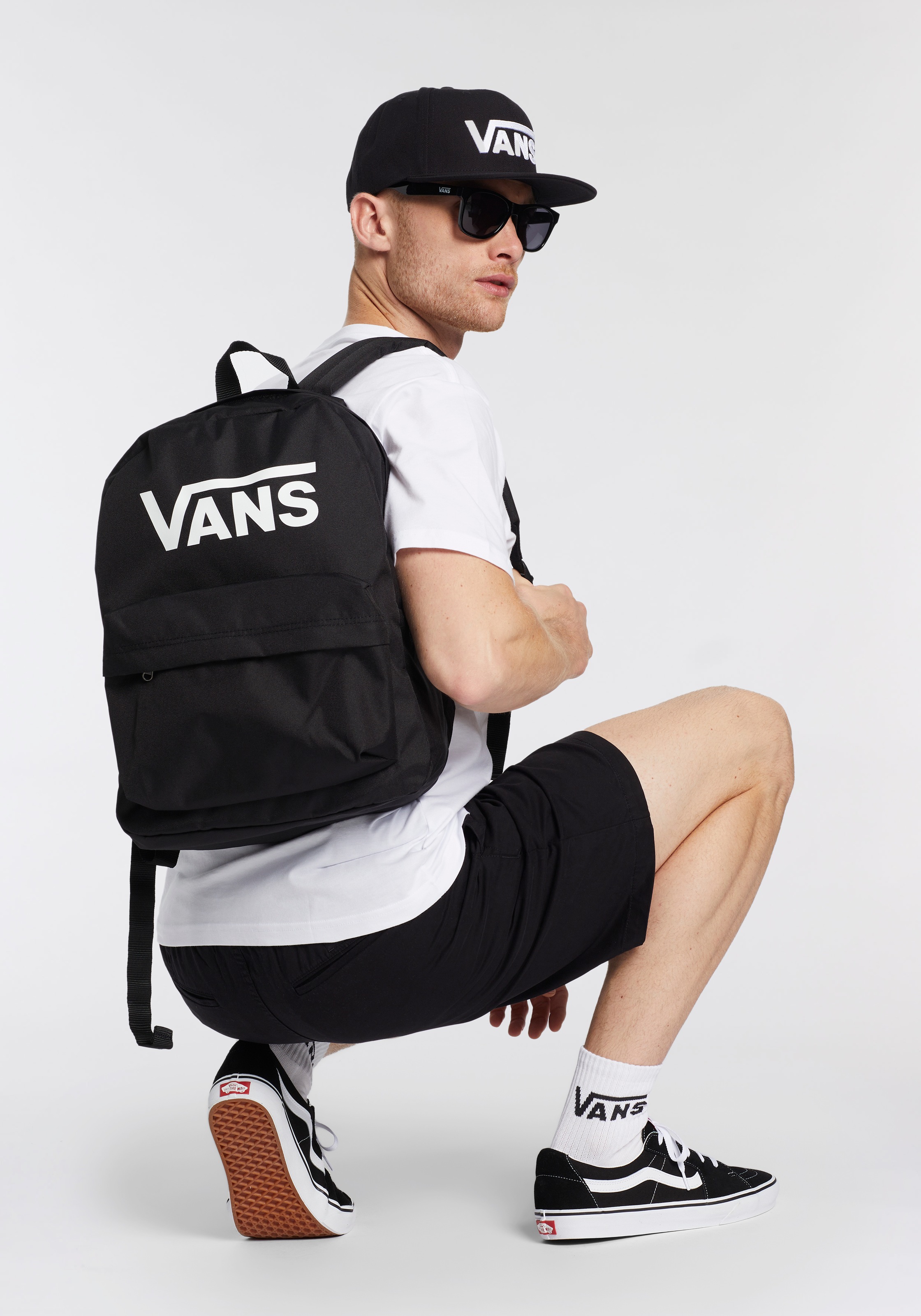 Vans T-Shirt »MN VANS CLASSIC«, Basic T-Shirt mit grossem Logoprint