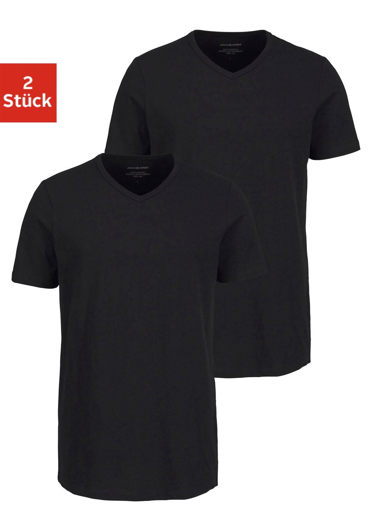 T-Shirt »V-Neck«, (2er-Pack)