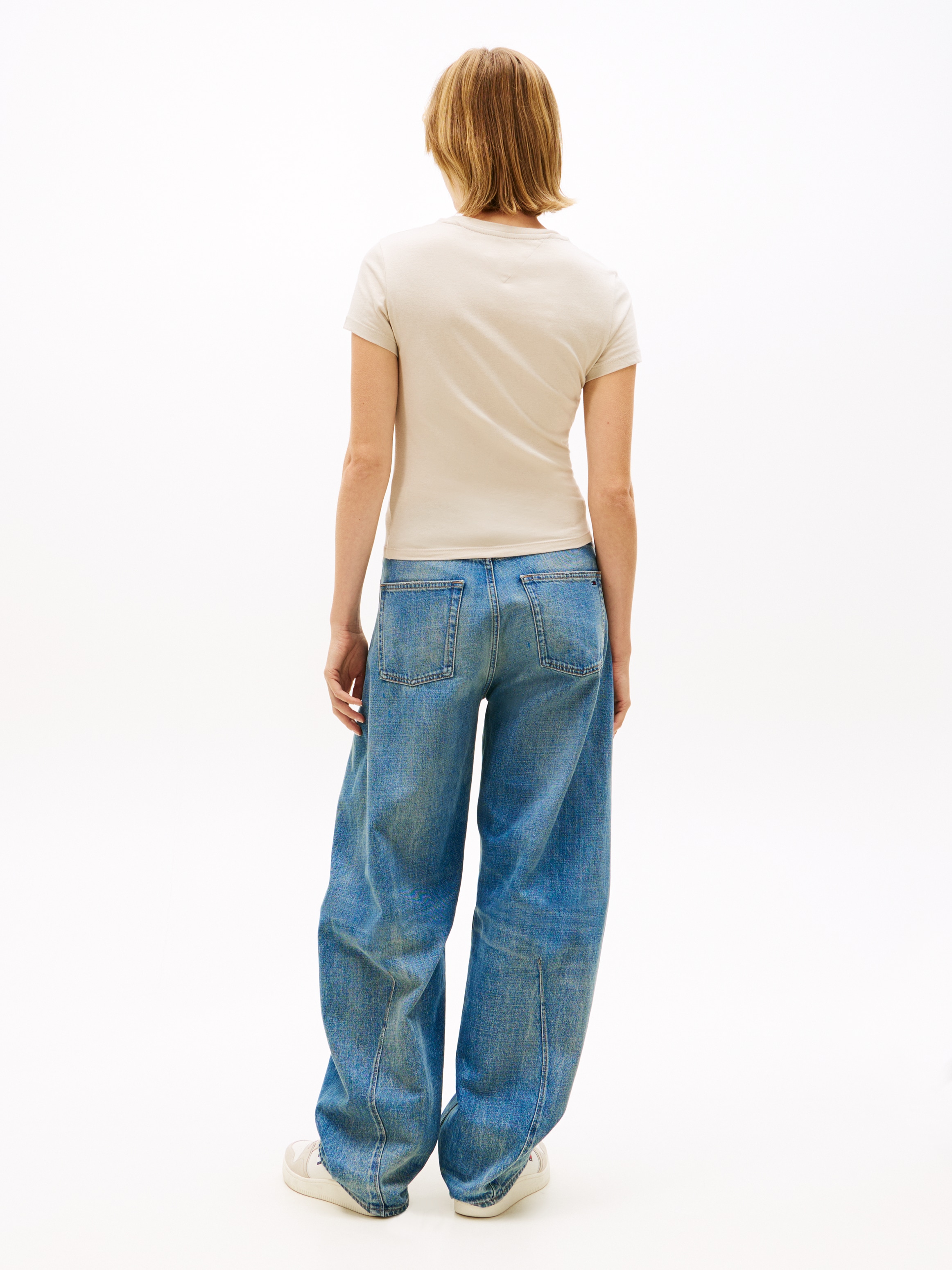 Tommy Jeans Kurzarmshirt »TJW 3PACK C-NECK TEE« Packung, 3er-Pack, 3 Stk. Slim, unifarbenes Design