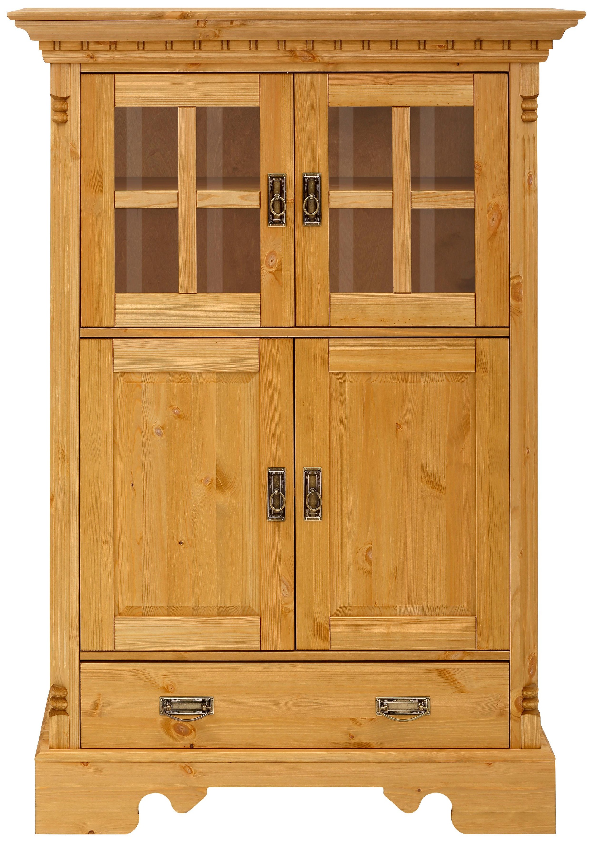Image of GOODproduct Highboard "Milan" Vitrine, Breite 102 cm, Massivholz, FSC-zertifiziert
