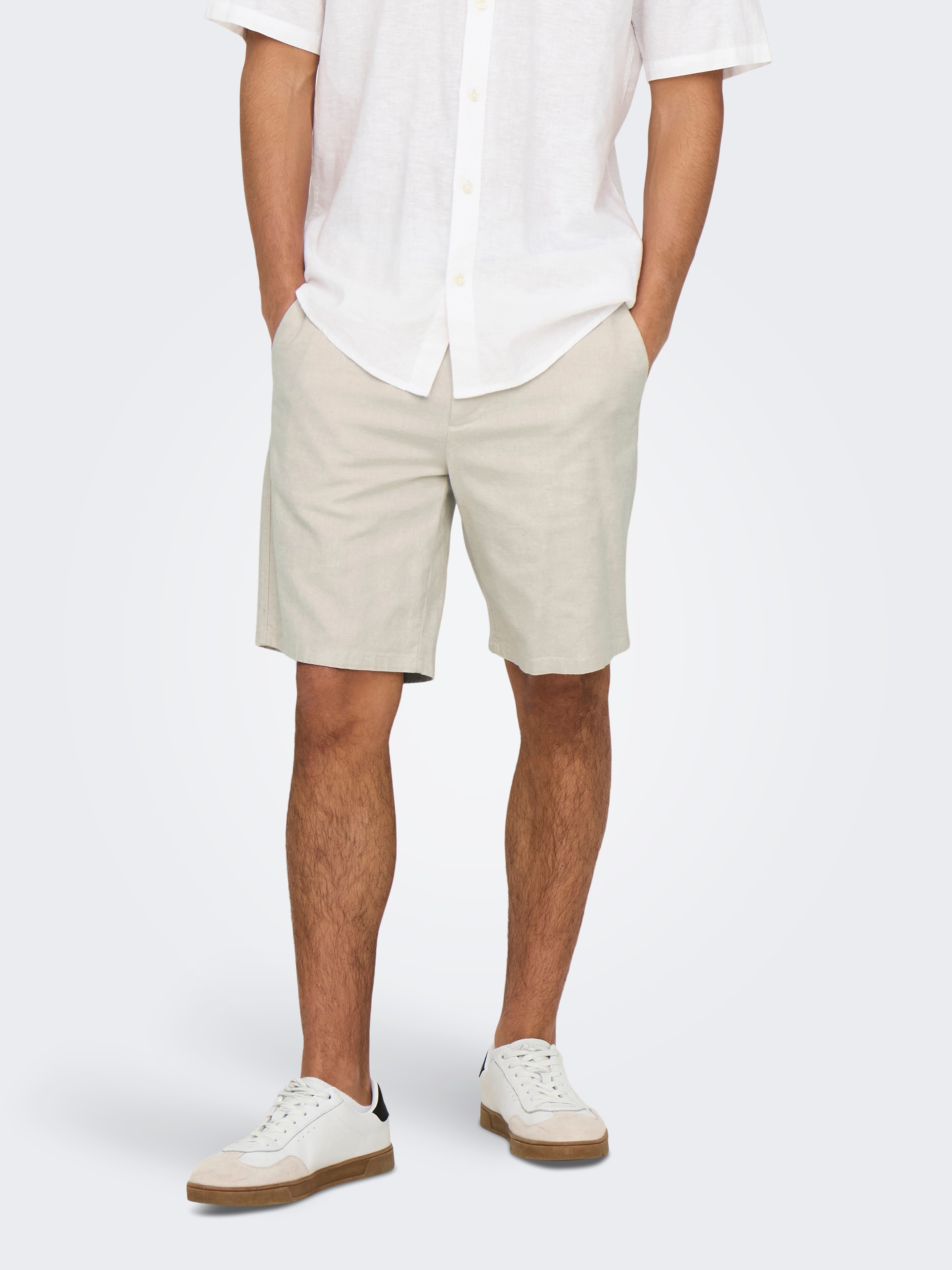 ONLY & SONS Short en chino »ONSMARK 0011 COTTON LINEN SHORTS NOOS«