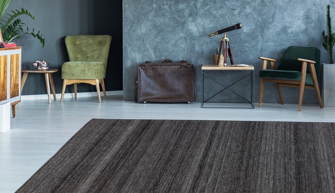 Image of calo-deluxe Teppich "Roxy 300" rechteckig 6 mm Höhe Flachgewebe, Wohnzimmer