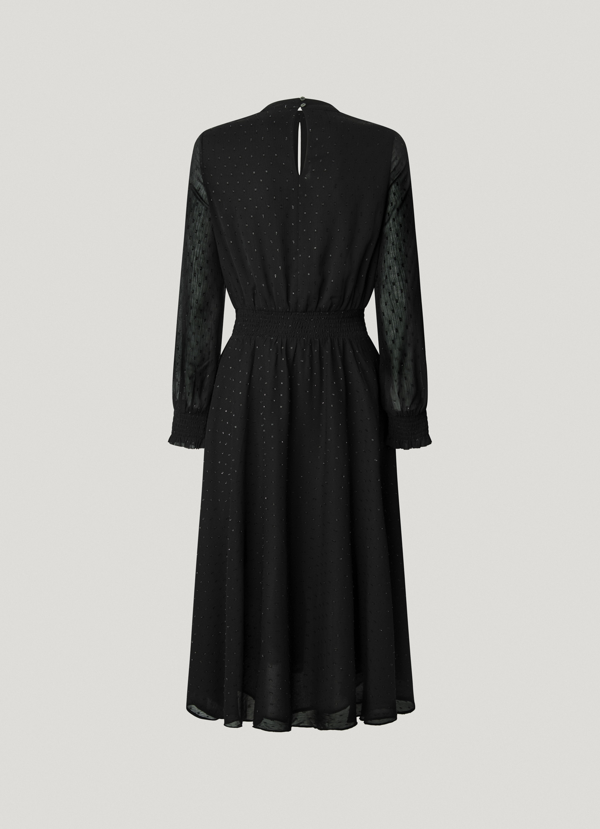 Pepe Jeans Midikleid »ANUSHKA«, Ausschnitt mit Schlitzdetail