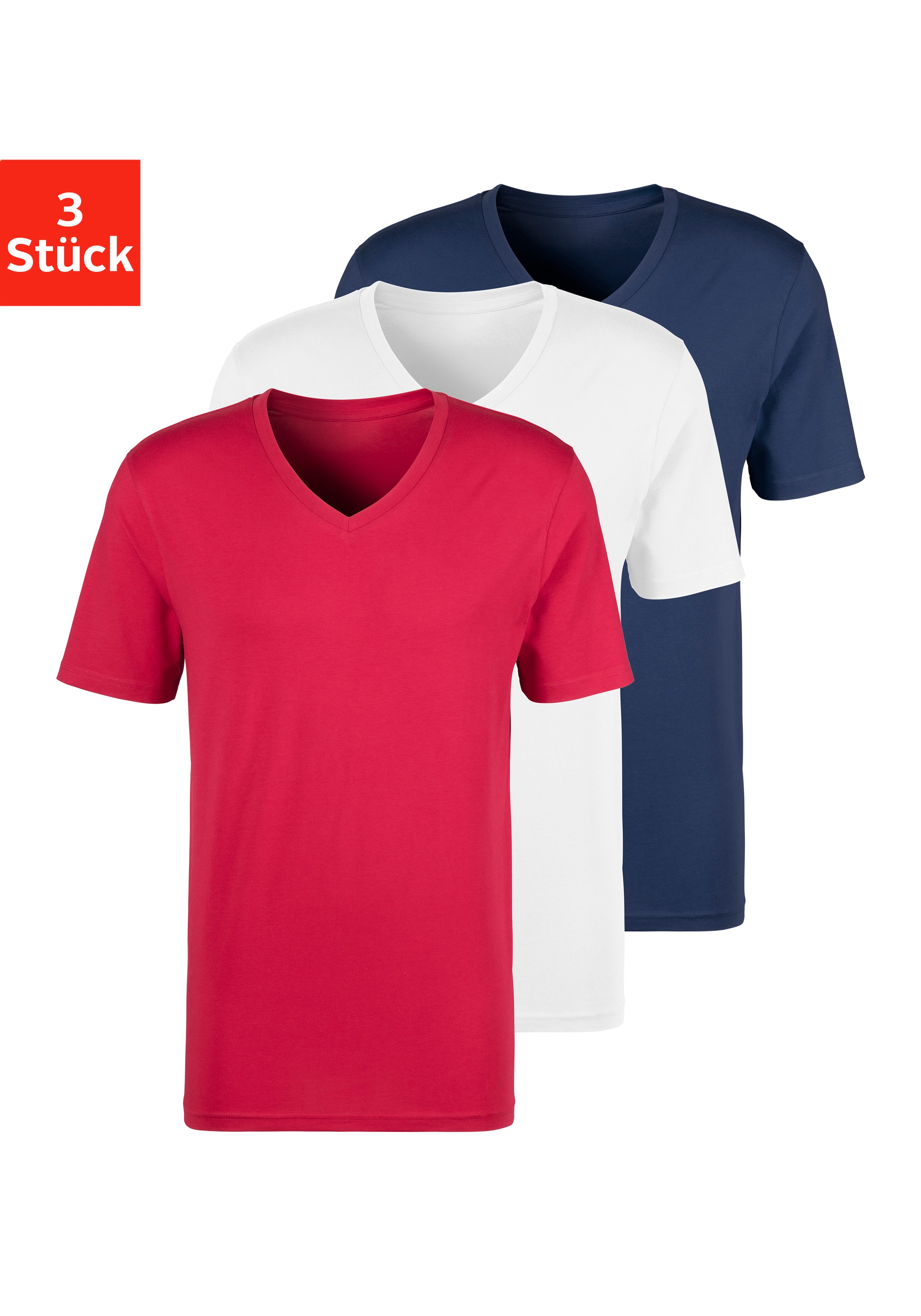 Bench. V-Shirt, in perfekter Passform