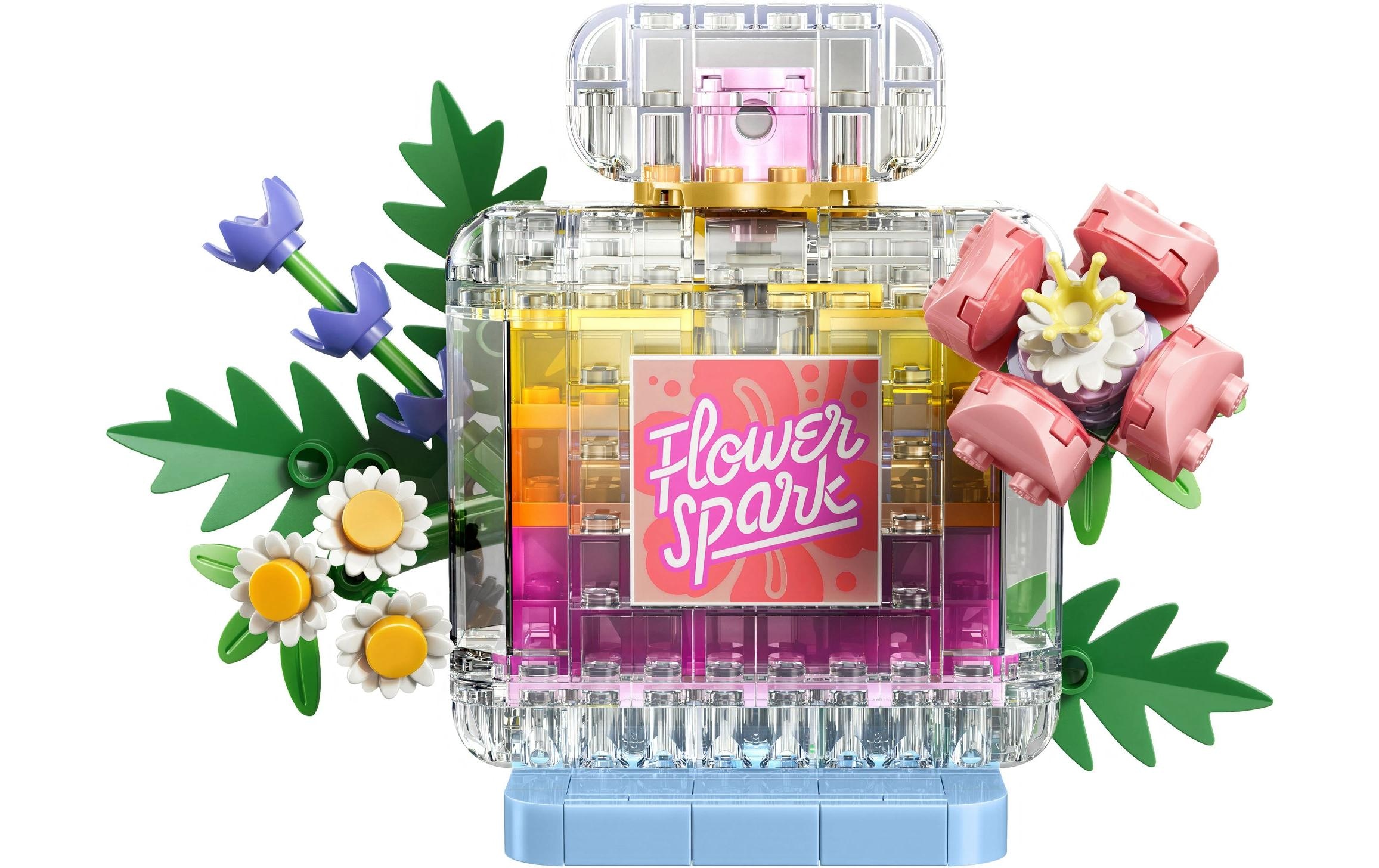 LEGO® Konstruktionsspielsteine »Parfümflasche mit Blumendeko (31383), LEGO Creator« Made in Europe