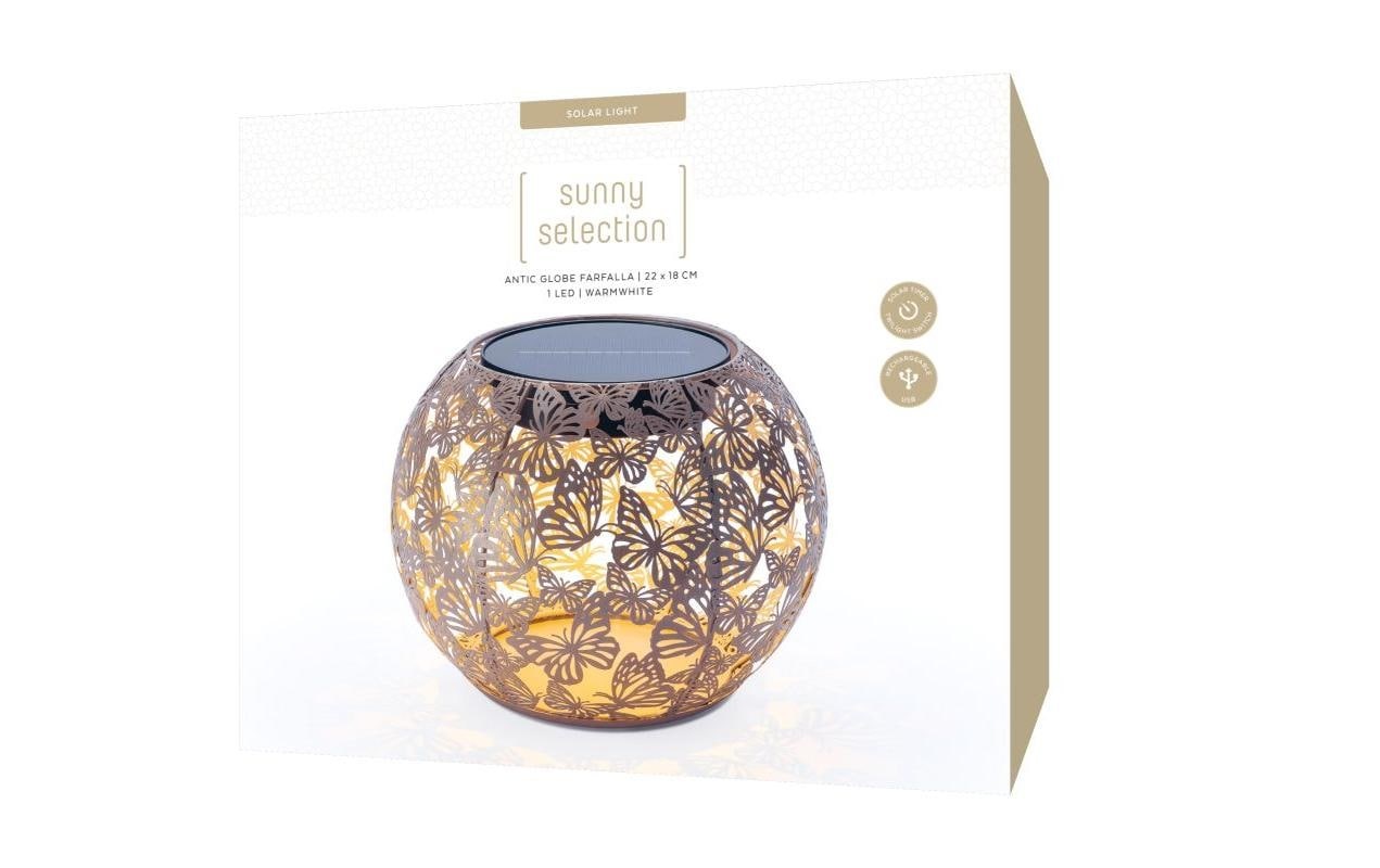 STT LED Solarleuchte »Globe Farfalla«