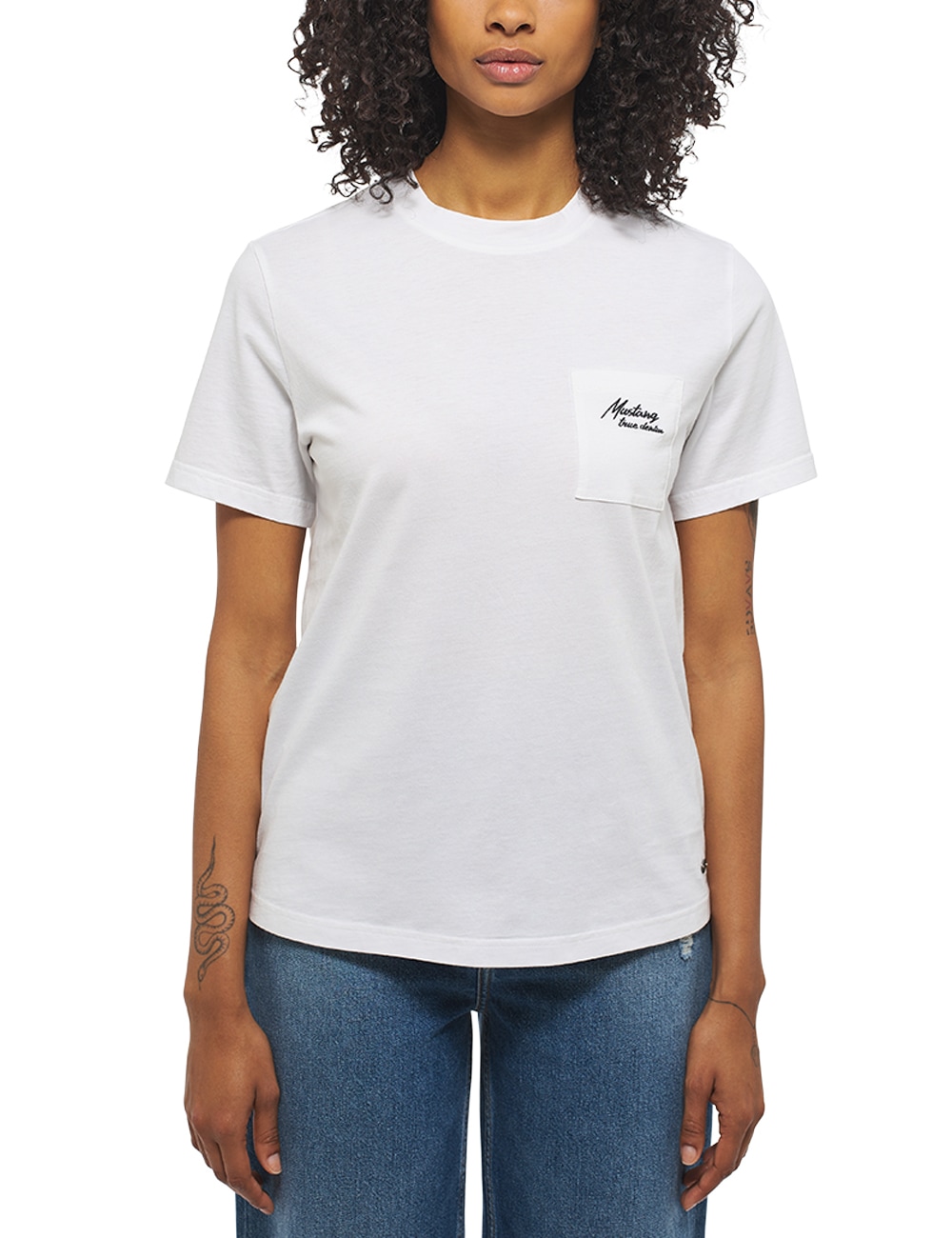 MUSTANG T-Shirt »Style Alina C Embro«