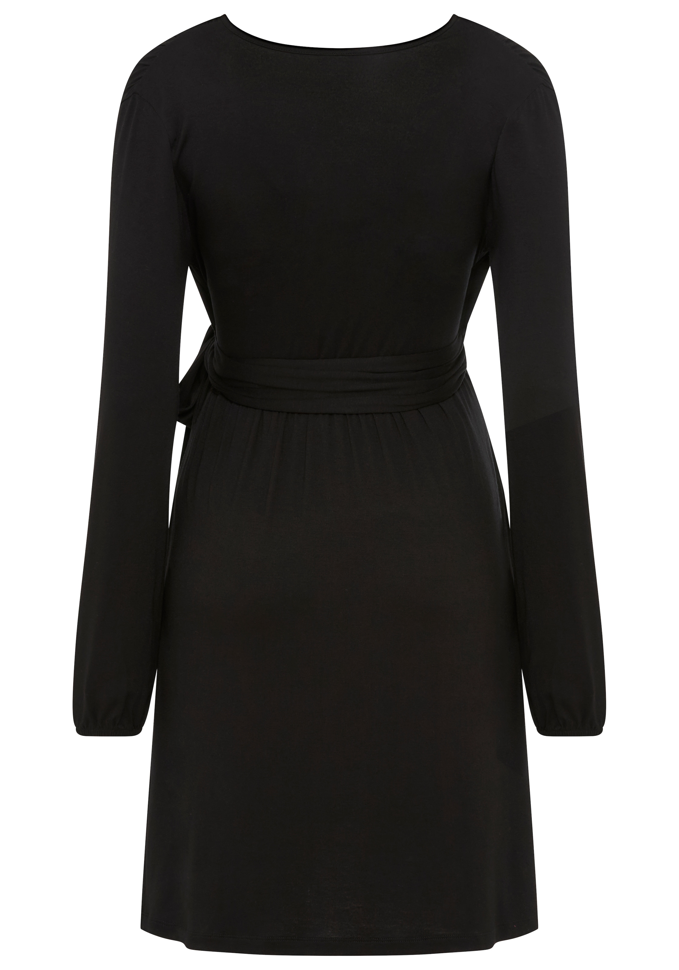 Neun Monate Umstandskleid »Wickel-Kleid mit pratischer Ausschnittlösung«, Umstandskleid, Viskose-Kleid mit praktischer Wickel-Lösung